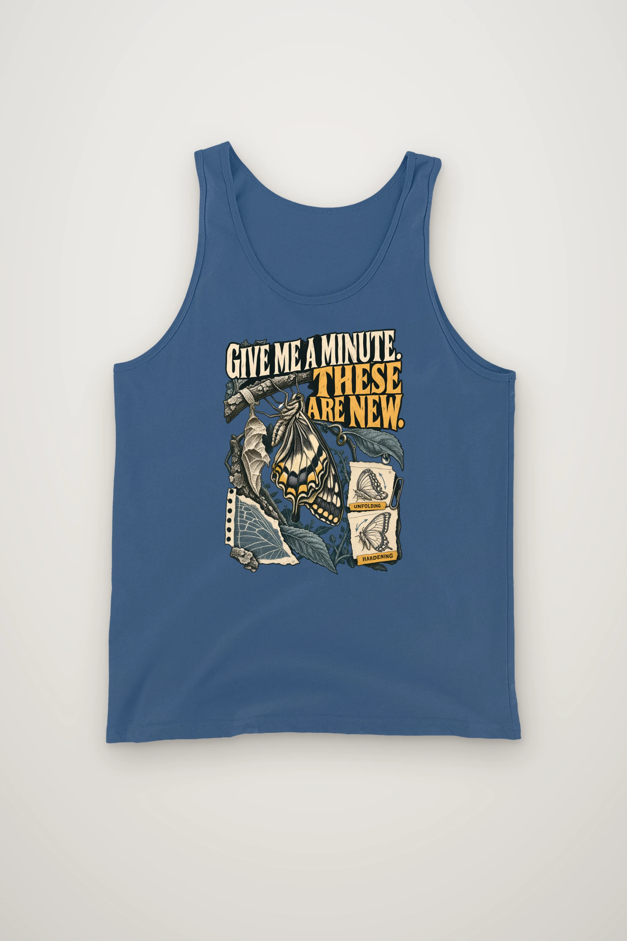 "Give Me a Minute These Are New" Unisex Jersey Tank