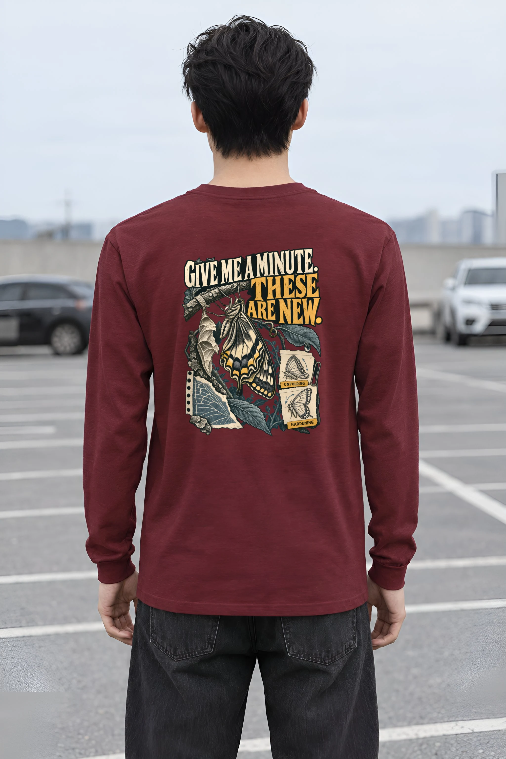"Give Me a Minute" Unisex Longsleeve T-shirt