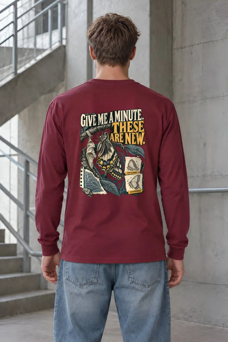 "Give Me a Minute" Unisex Longsleeve T-shirt