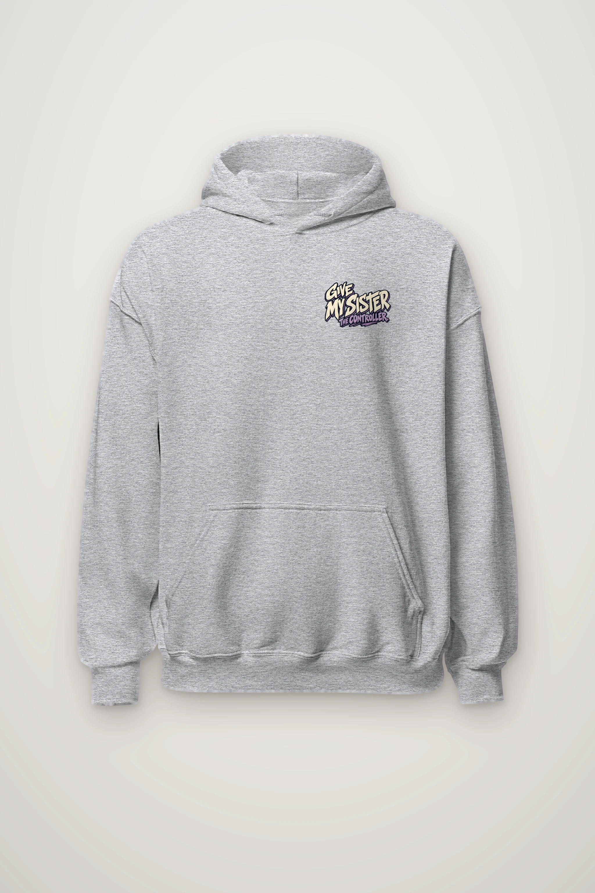 "Give My Sister the Controller" Heavy Blend Unisex Pullover Hoodie