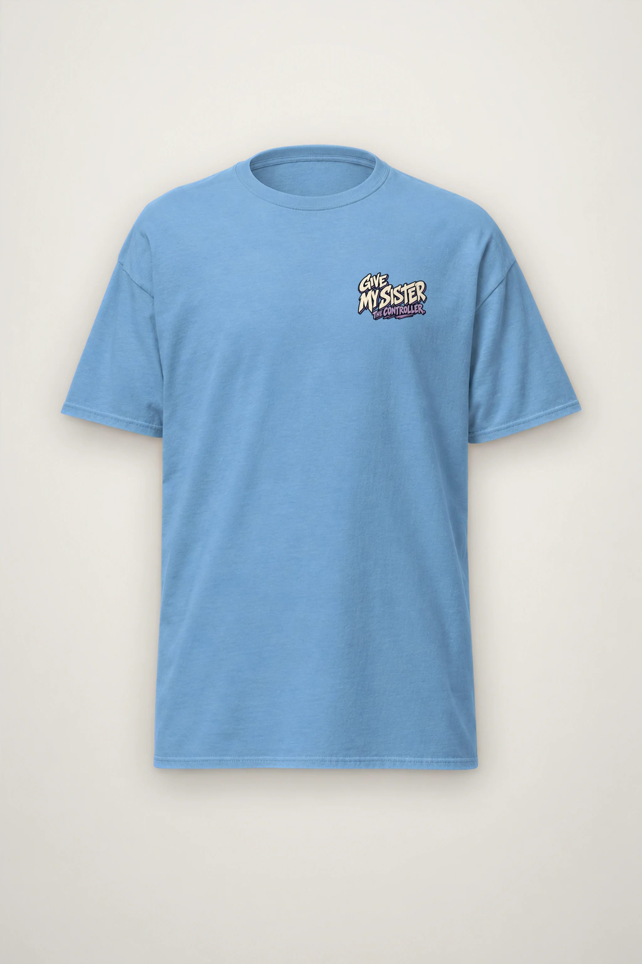 "Give My Sister the Controller" Heavyweight Unisex Crewneck T-shirt
