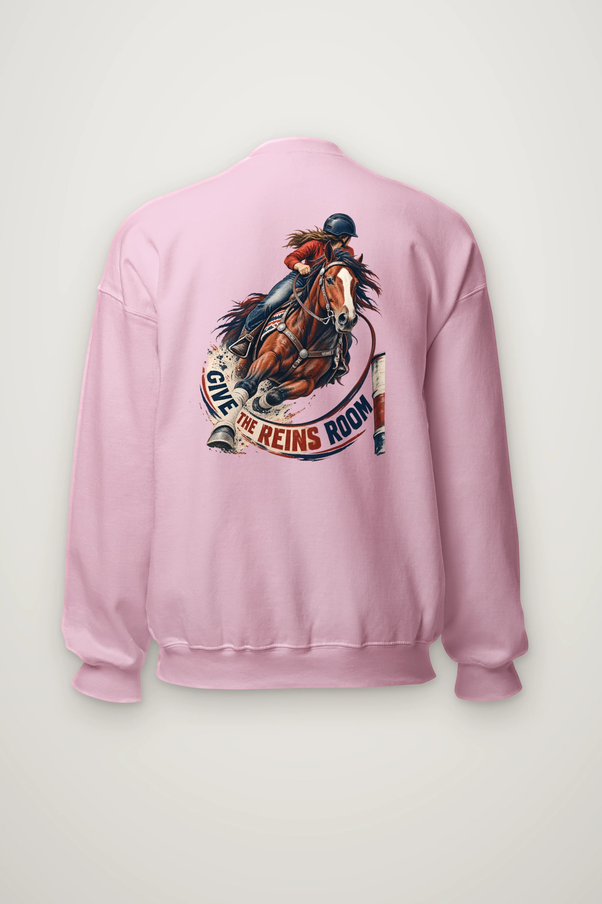"Give the Reins Room" Heavy Blend Unisex Crewneck Sweatshirt