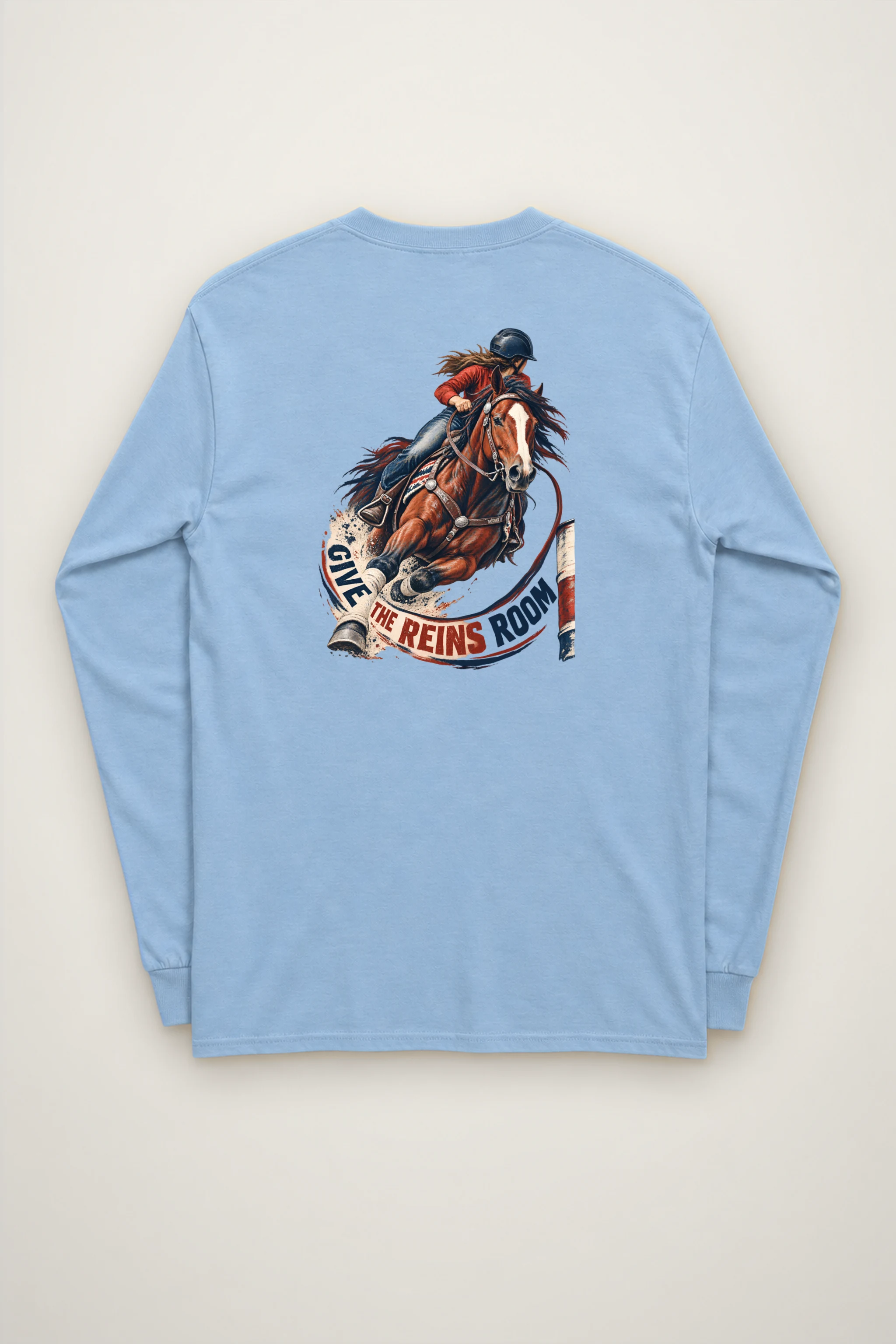 "Give the Reins Room" Unisex Longsleeve T-shirt