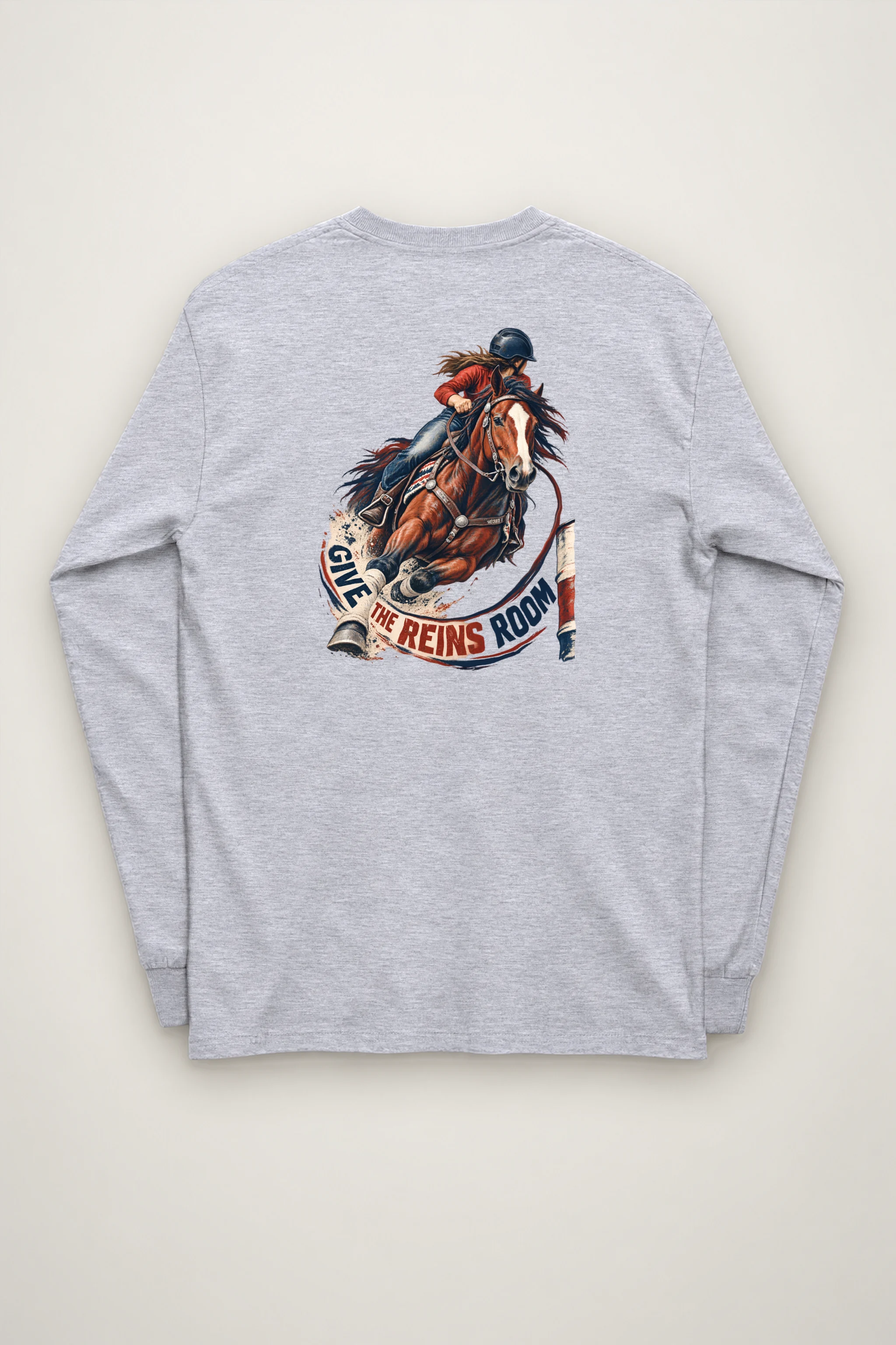 "Give the Reins Room" Unisex Longsleeve T-shirt
