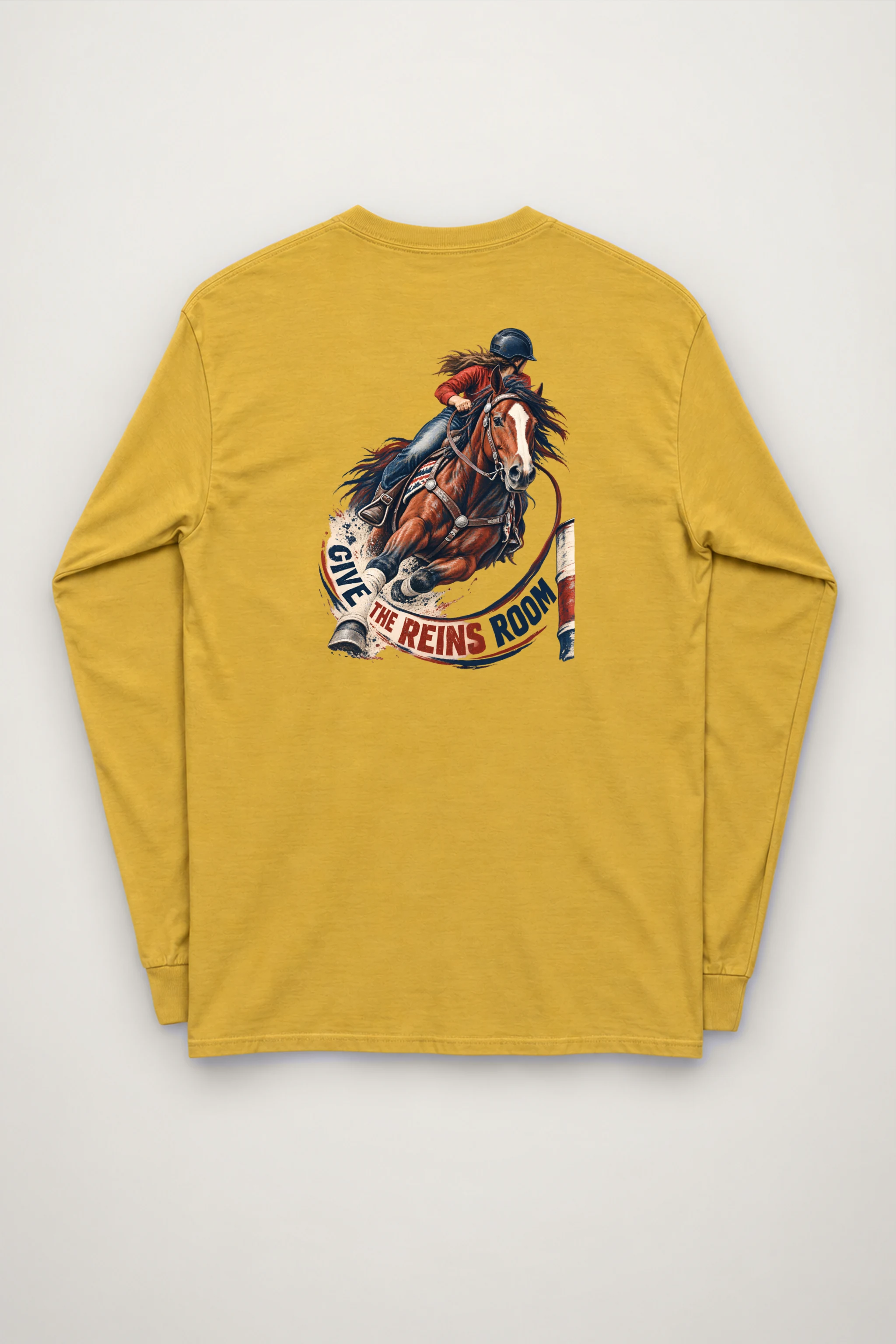 "Give the Reins Room" Unisex Longsleeve T-shirt