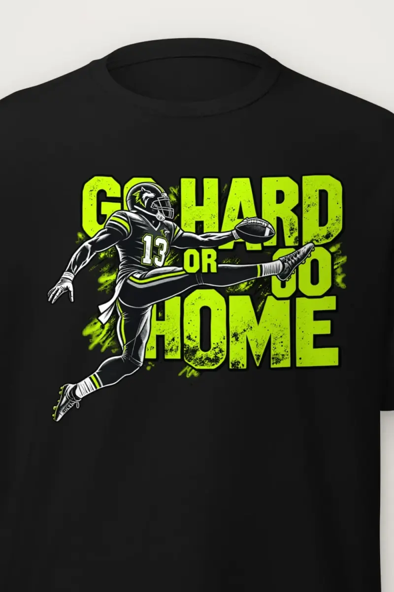 "Go Hard Or Go Home" Heavyweight Unisex Crewneck T-shirt