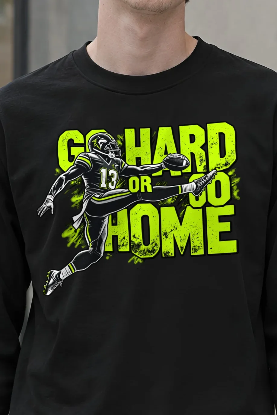 "Go Hard Or Go Home" Unisex Longsleeve T-shirt