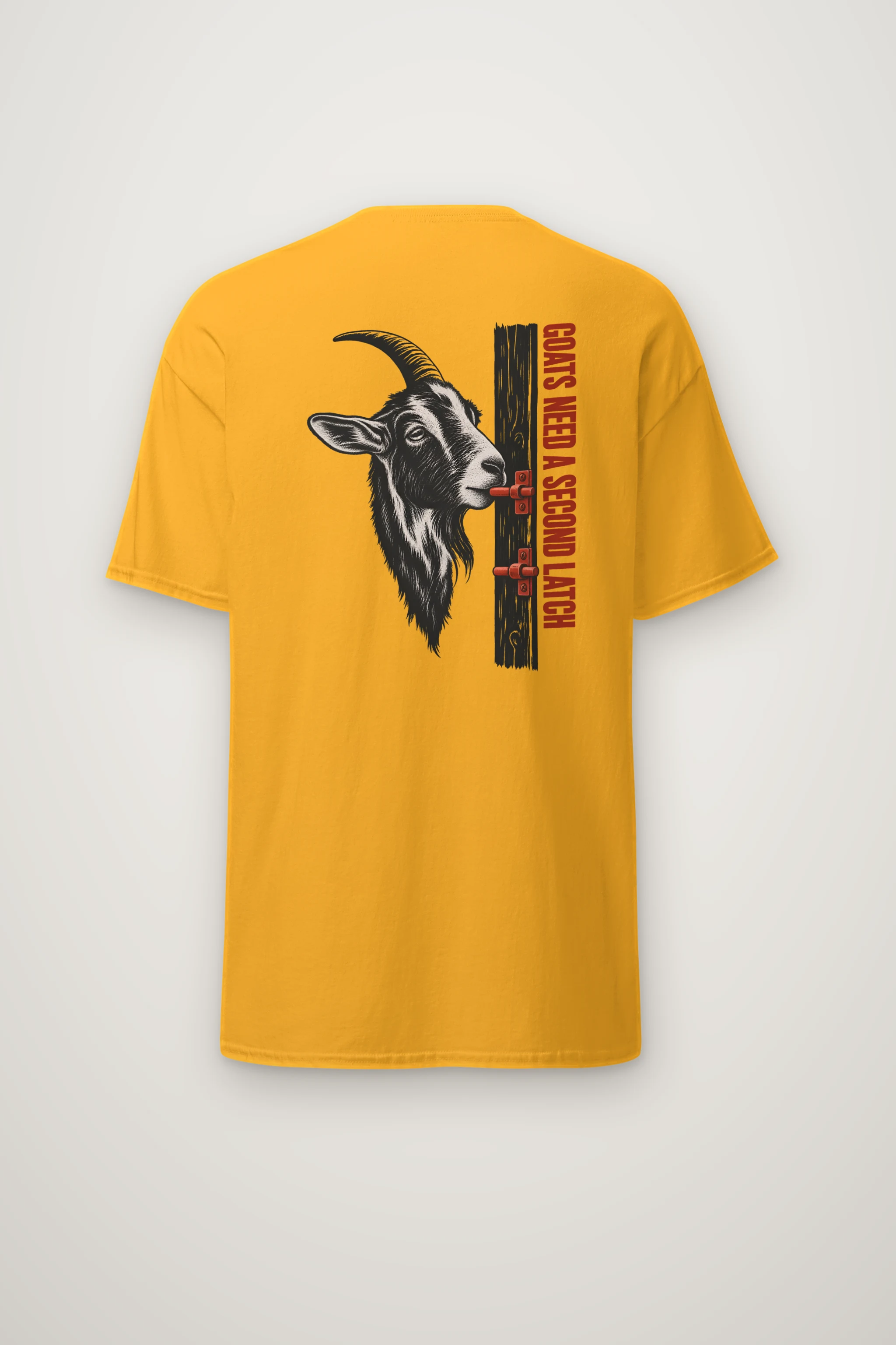 "Goats Need A Second Latch" Heavyweight Unisex Crewneck T-shirt