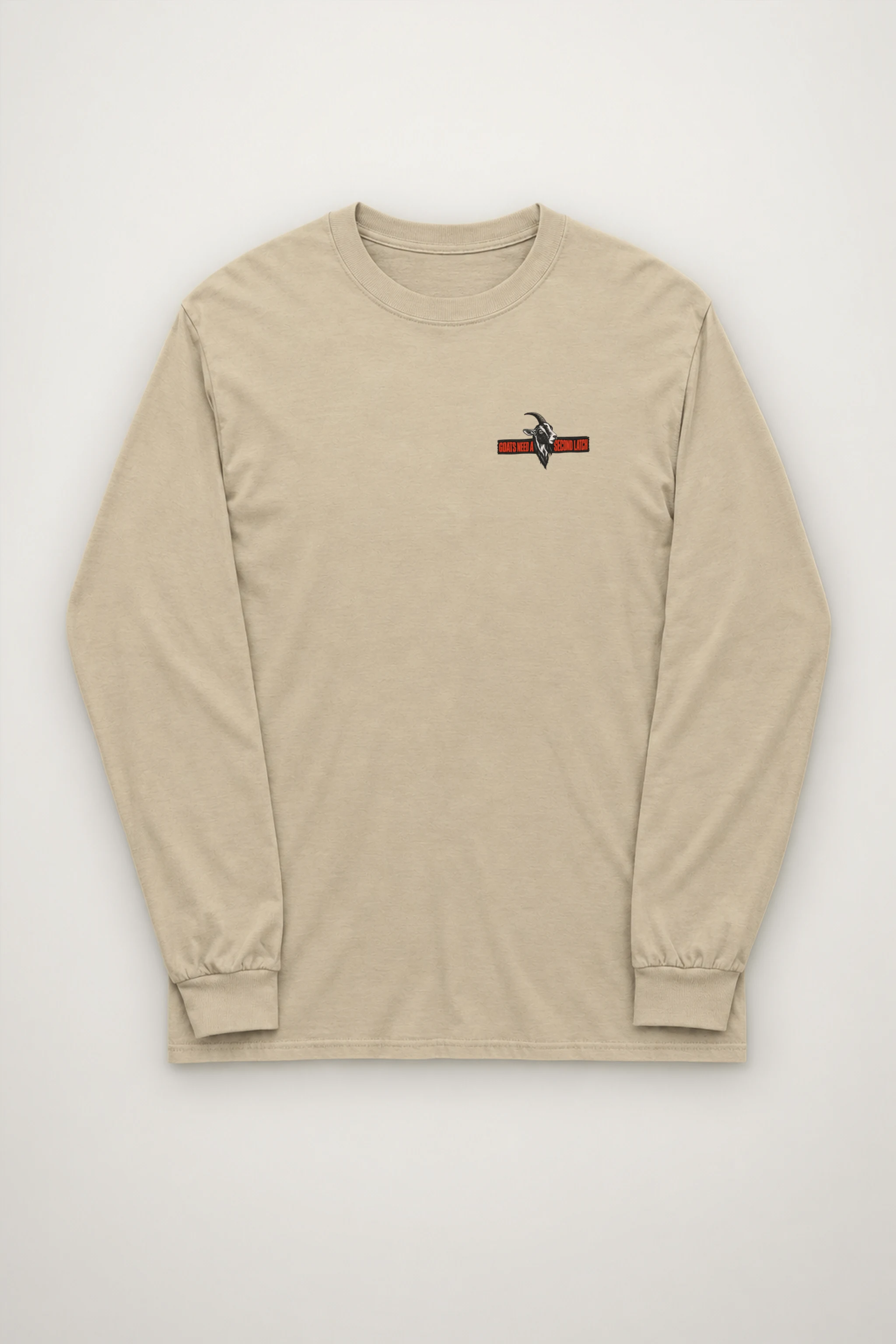 "Goats Need A Second Latch" Unisex Longsleeve T-shirt