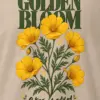"Golden Bloom" Heavyweight Unisex Crewneck T-shirt