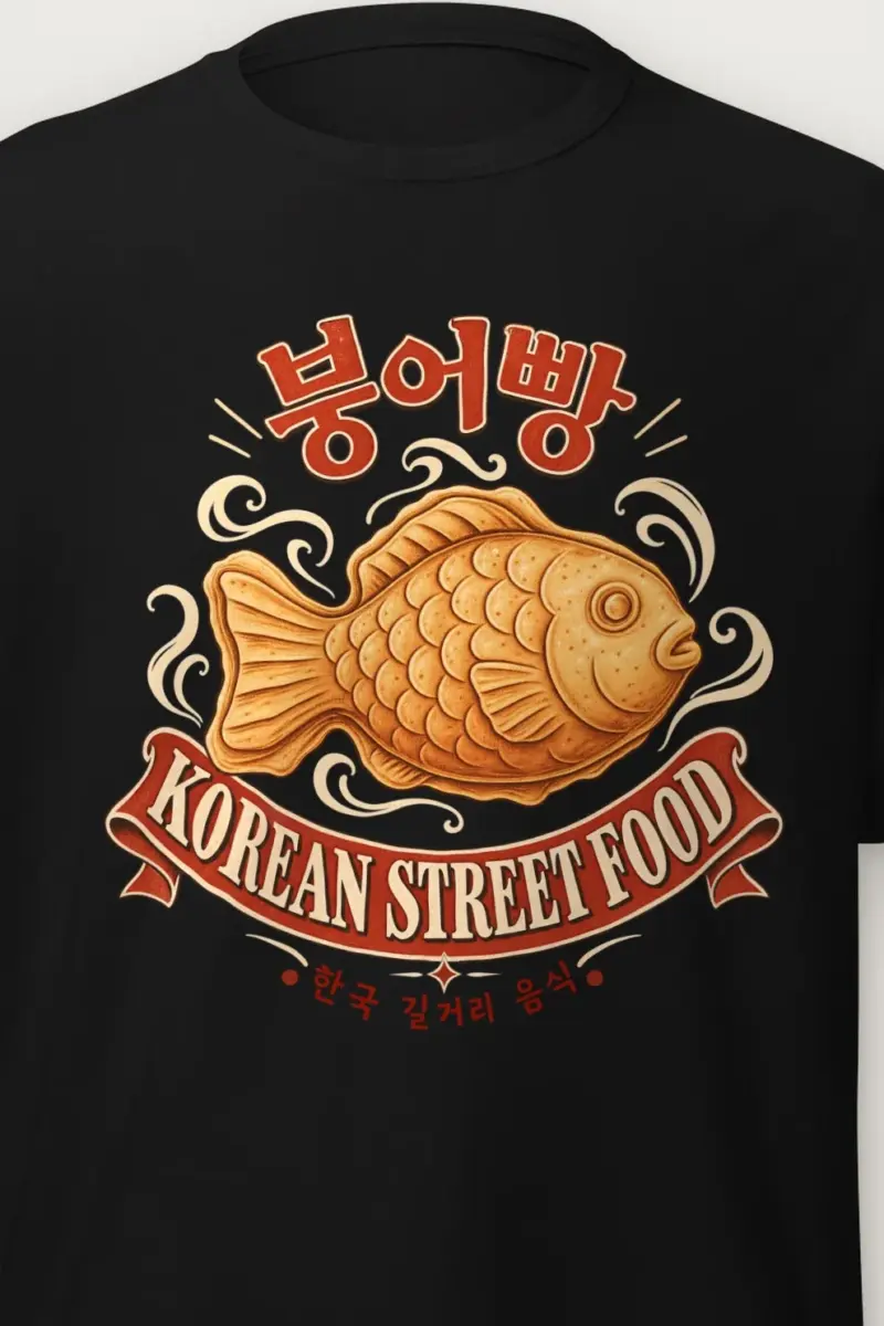 "Golden Bungeoppang" Heavyweight Unisex Crewneck T-shirt