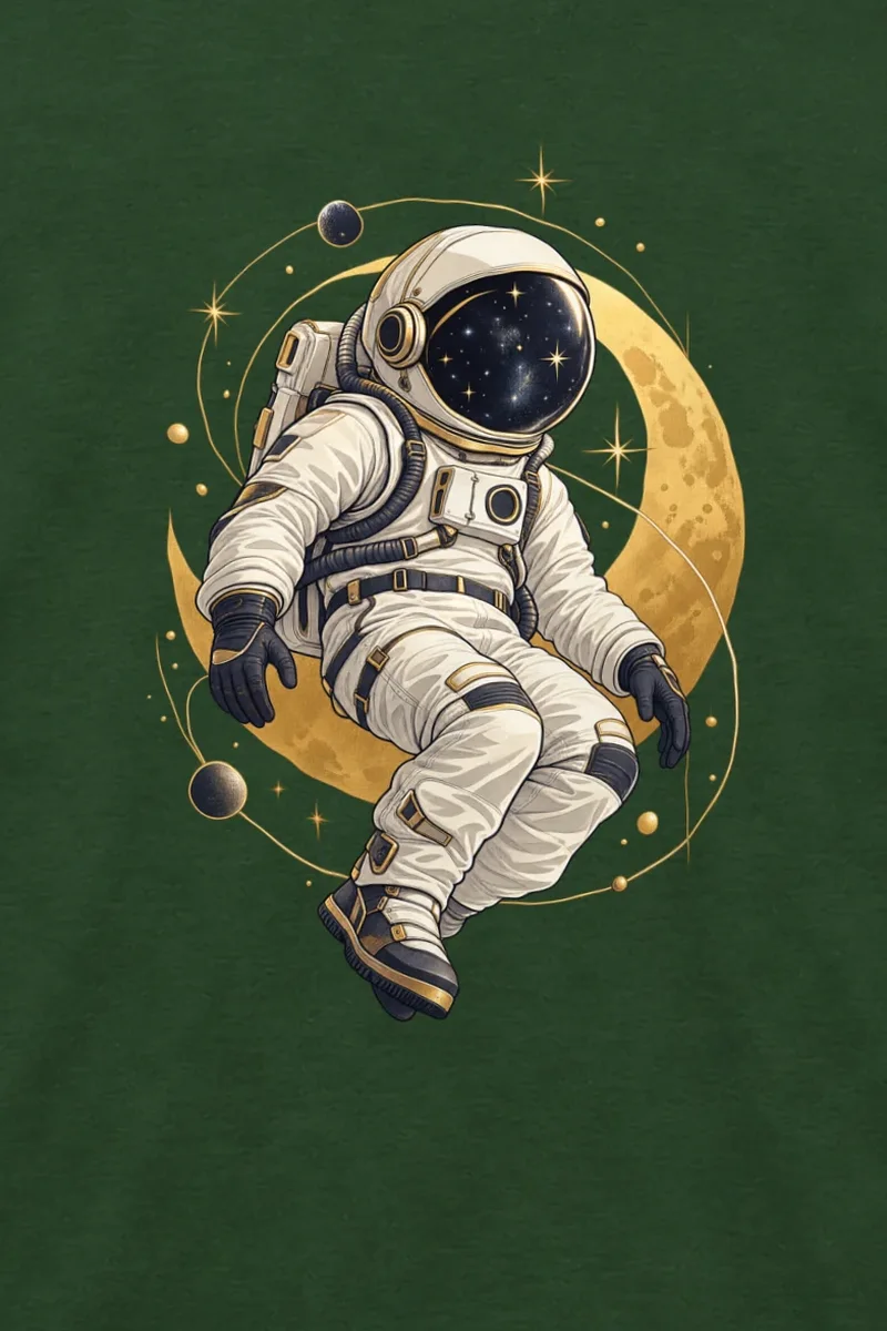 "Golden Moon Drifter" Unisex Longsleeve T-shirt
