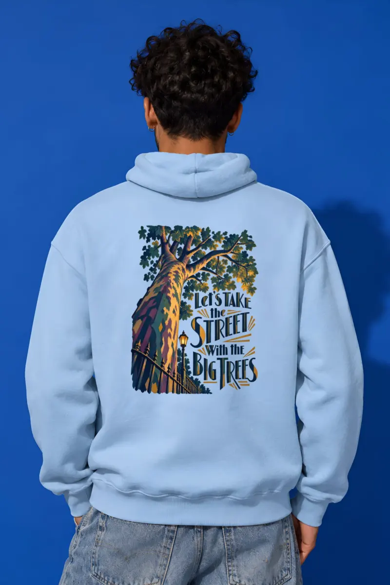 “Golden Street Trees” Heavy Blend Unisex Pullover Hoodie