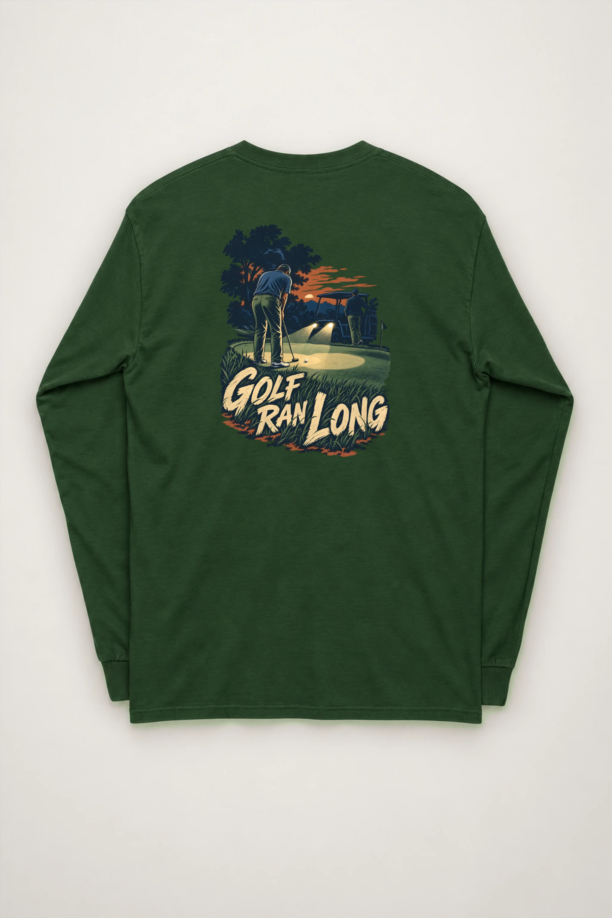 "Golf Ran Long" Unisex Longsleeve T-shirt