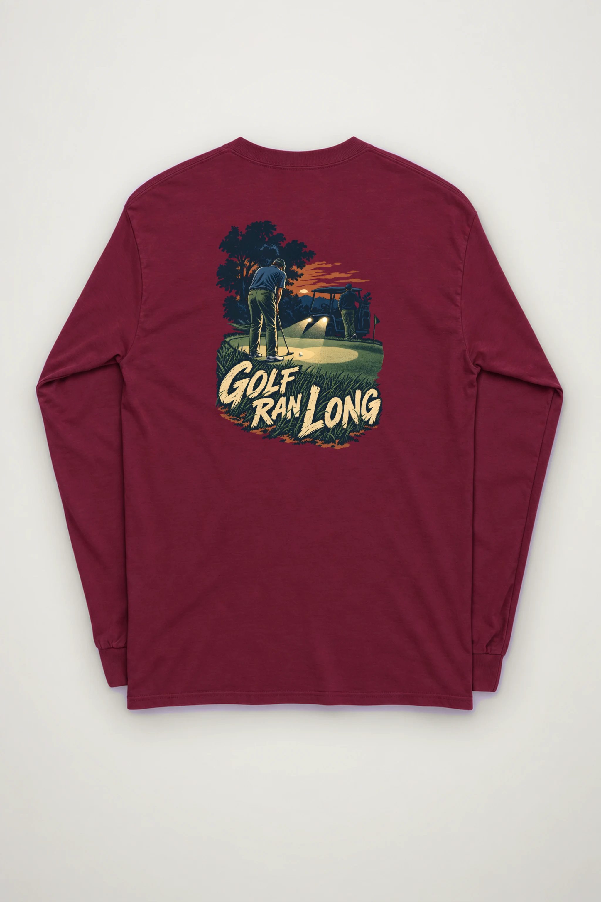 "Golf Ran Long" Unisex Longsleeve T-shirt