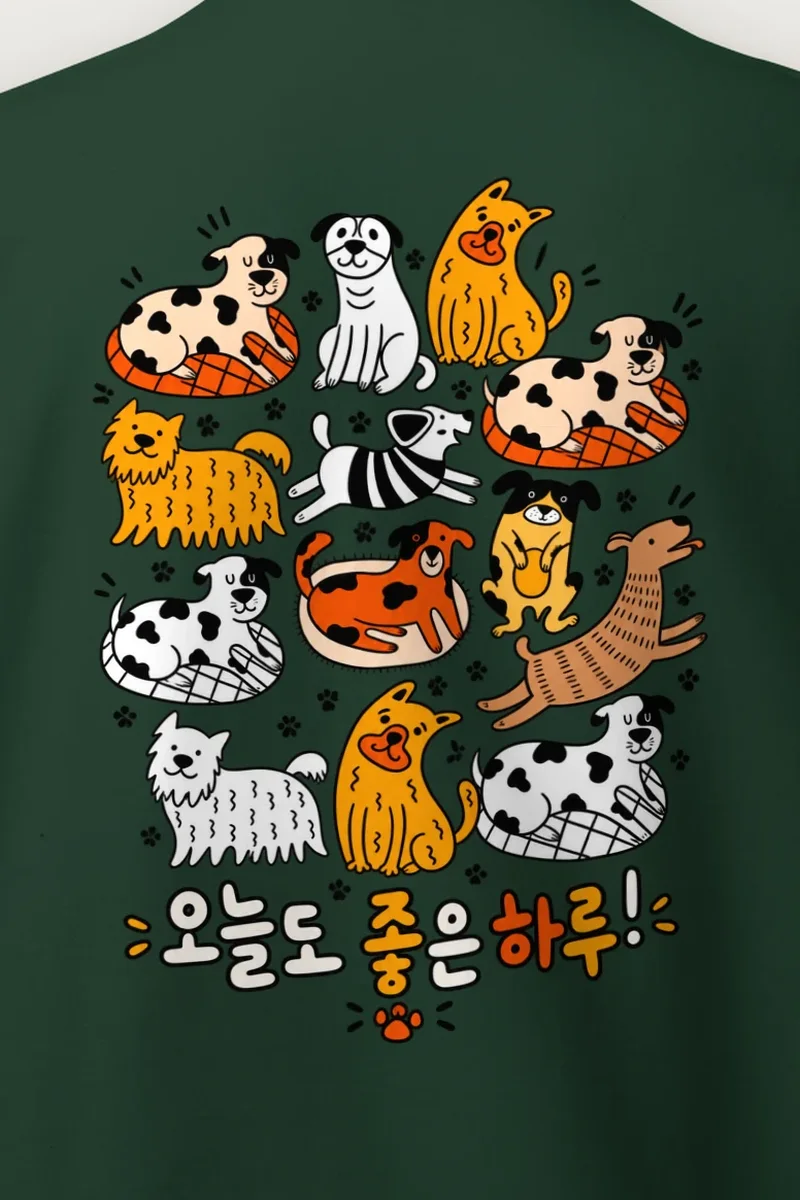 "Good Day Dogs" Heavy Blend Unisex Crewneck Sweatshirt