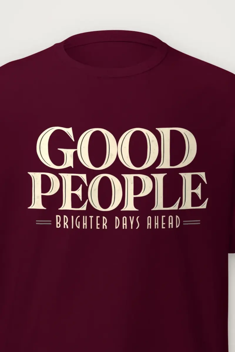 "Good People" Heavyweight Unisex Crewneck T-shirt