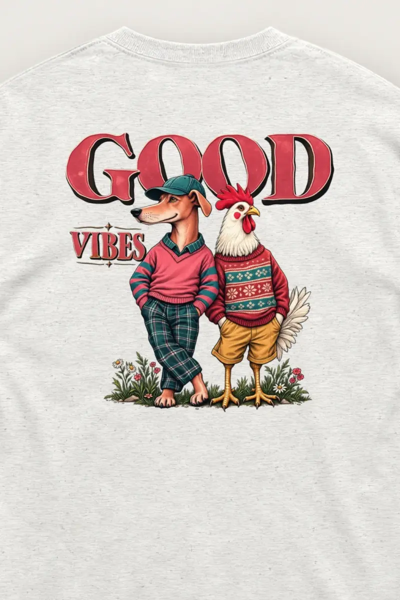 "Good Vibes Crew" Unisex Longsleeve T-shirt