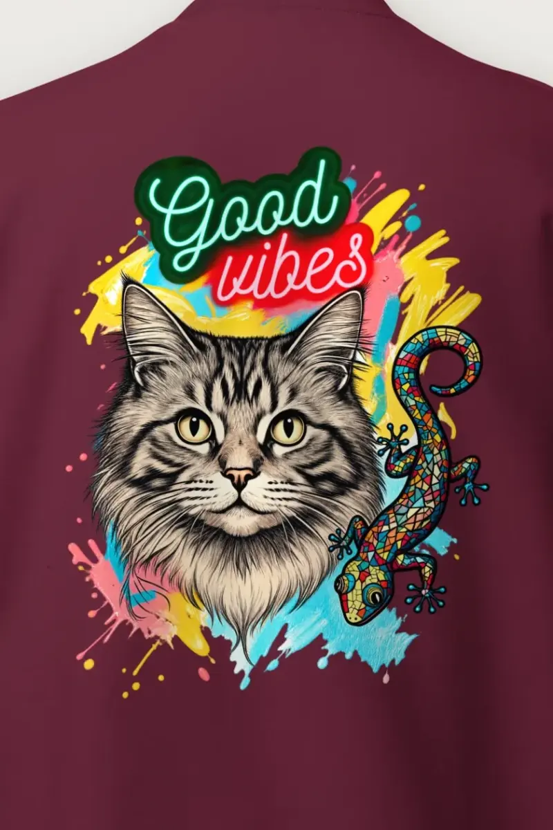 "Good Vibes Mosaic" Heavy Blend Unisex Crewneck Sweatshirt