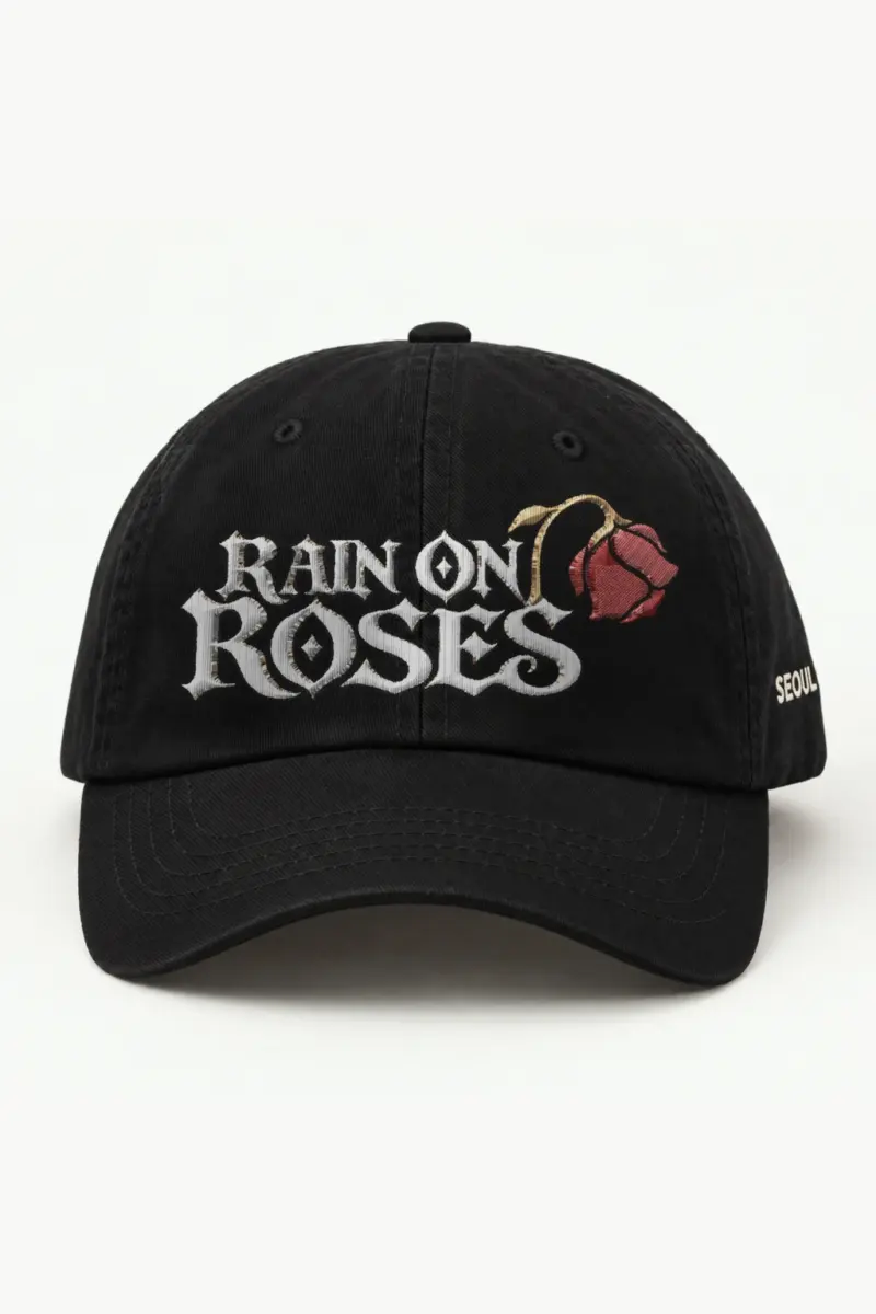 "Gothic Roses Script" Classic Dad Hat · Embroidered