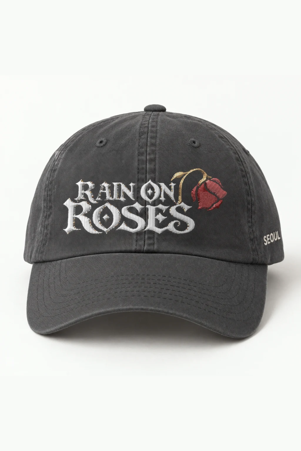 "Gothic Roses Script" Classic Dad Hat · Embroidered