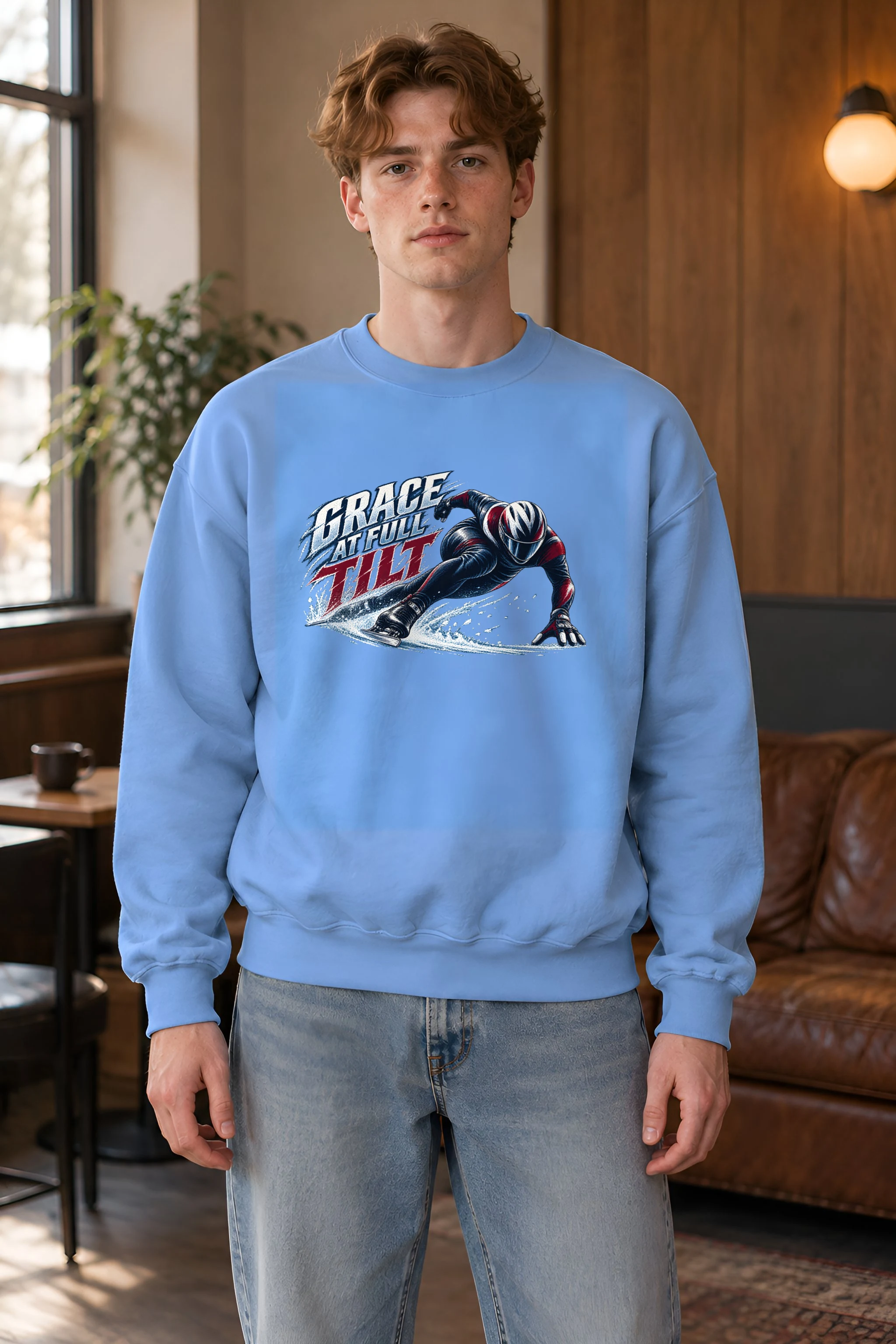"Grace at Full Tilt" Heavy Blend Unisex Crewneck Sweatshirt