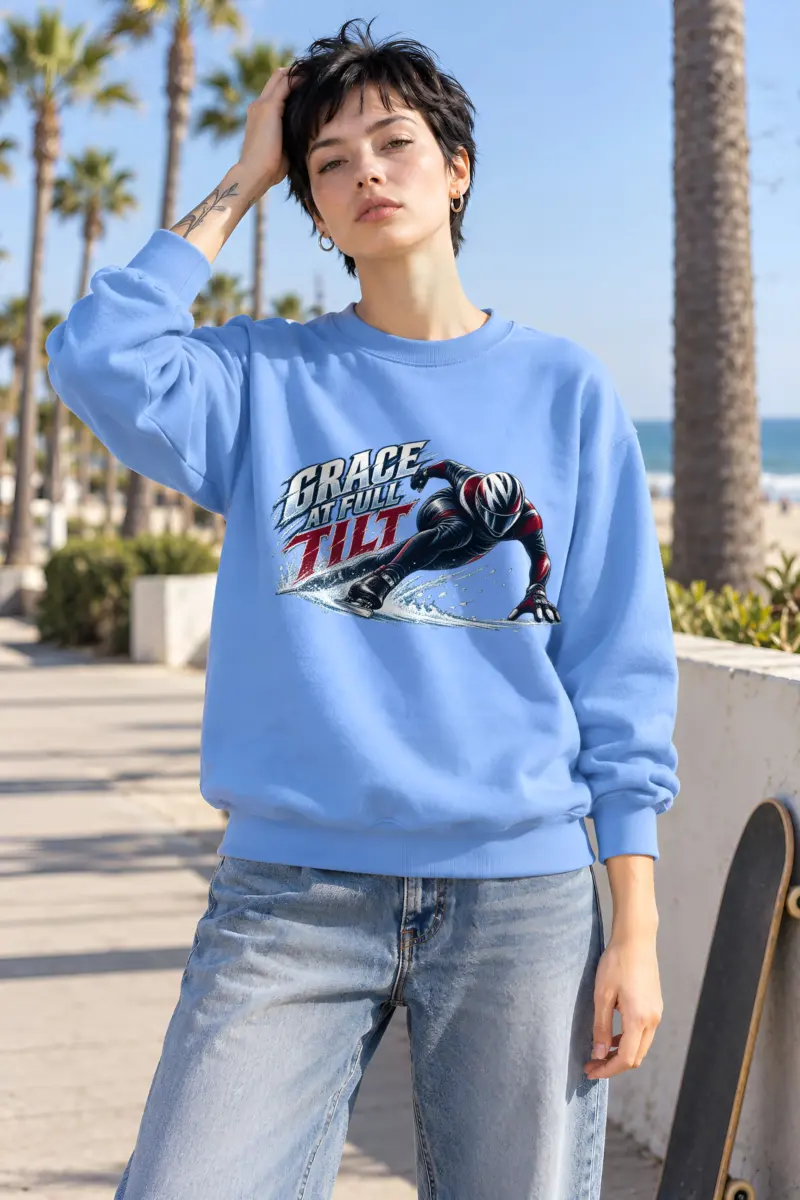 "Grace at Full Tilt" Heavy Blend Unisex Crewneck Sweatshirt