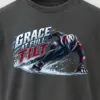 "Grace at Full Tilt" Men's Oversized Heavyweight Crewneck T-Shirt