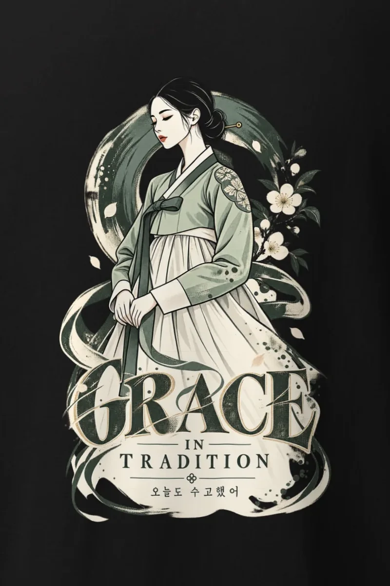 "Grace In Tradition" Heavyweight Unisex Crewneck T-shirt