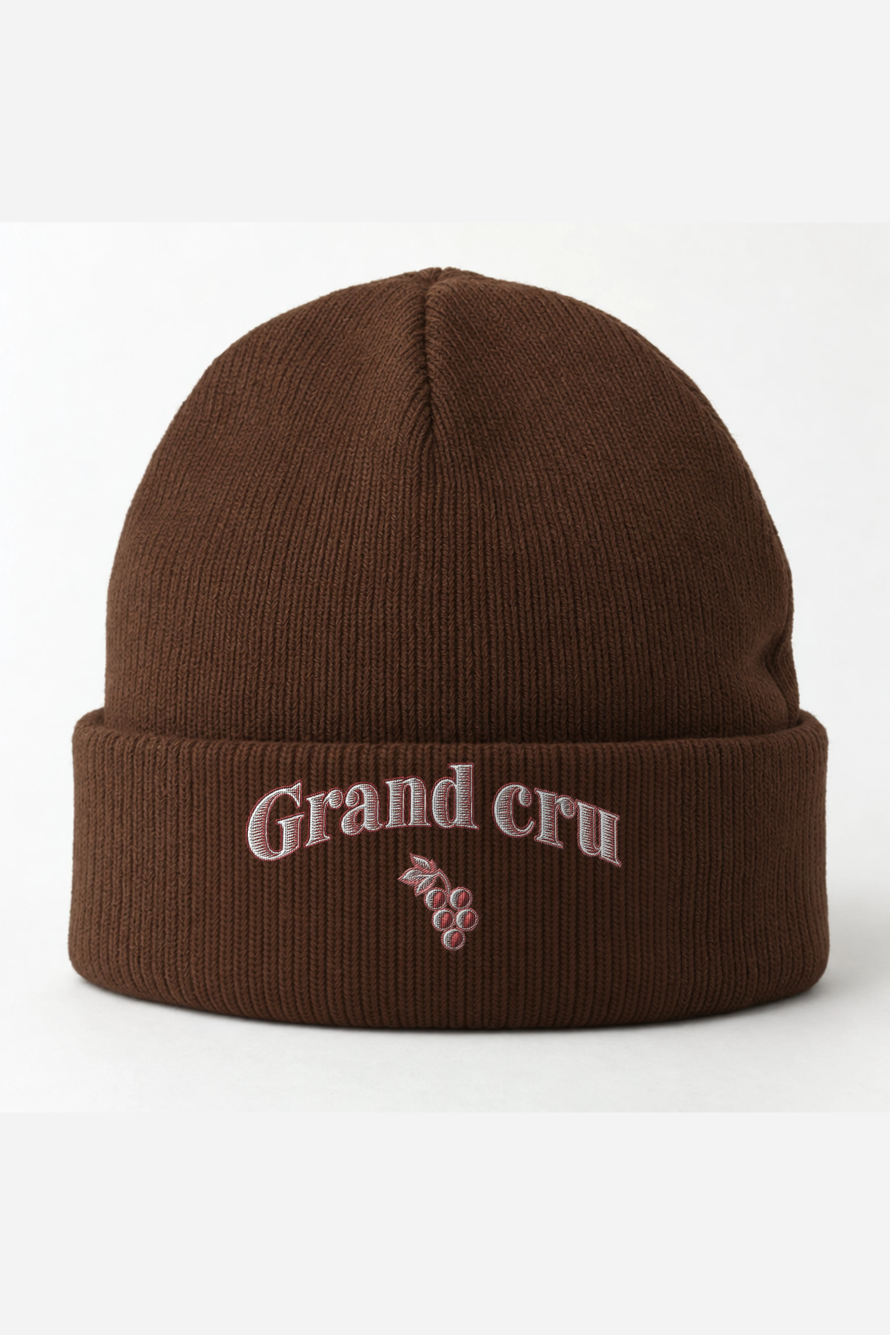 "Grand cru" Cuffed Beanie · Embroidered