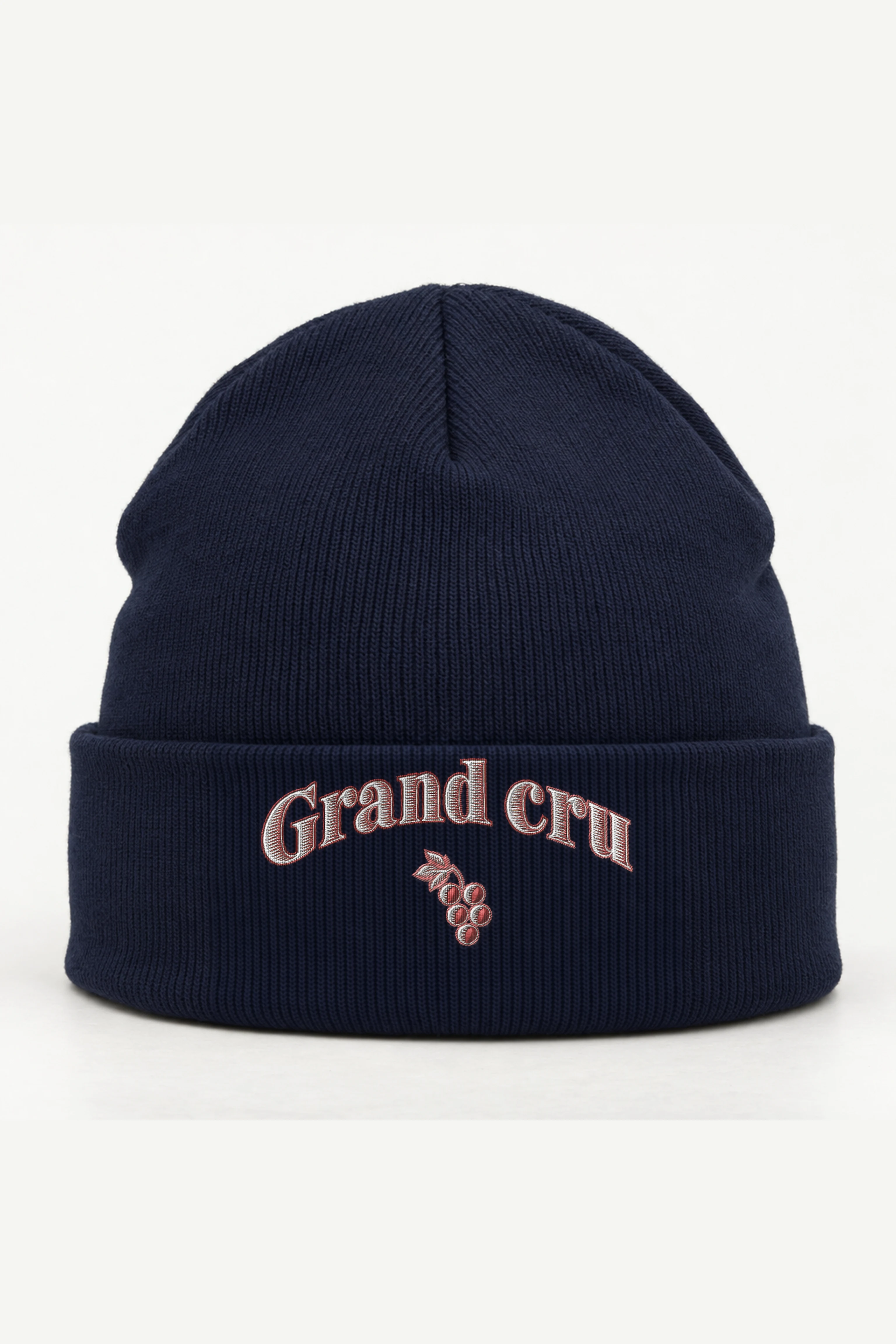 "Grand cru" Cuffed Beanie · Embroidered