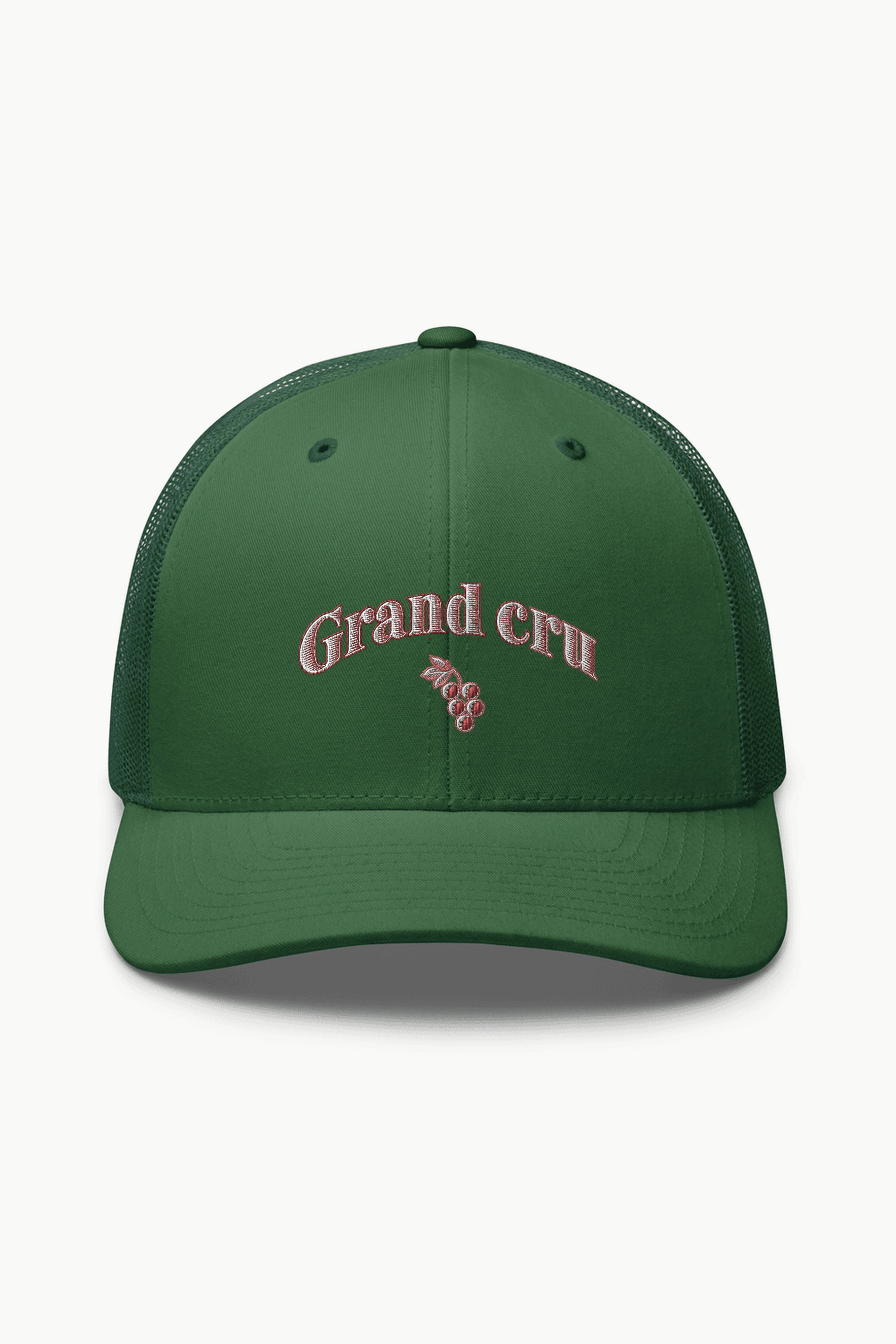 "Grand cru" Retro Trucker Cap · Embroidered