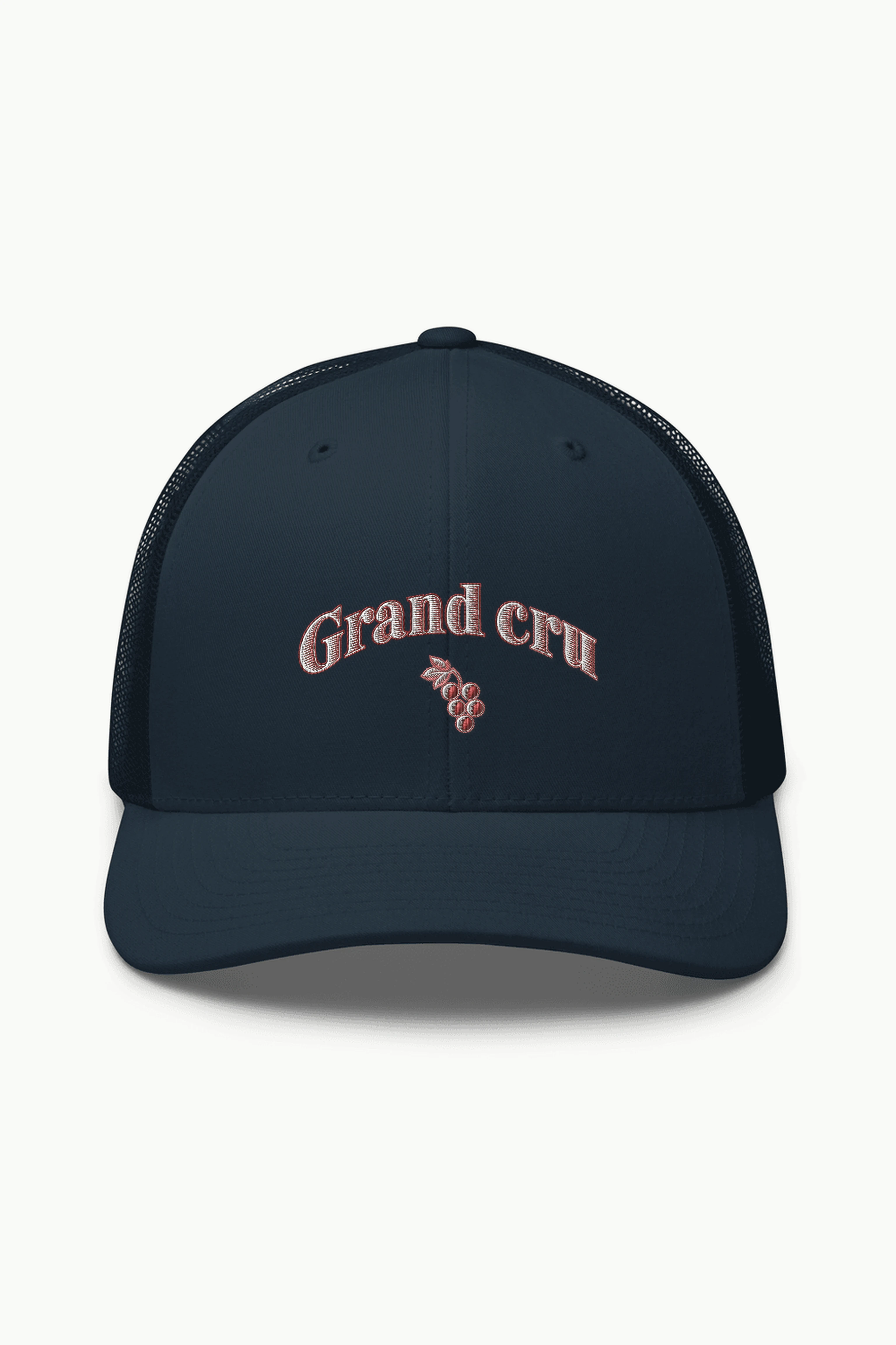 "Grand cru" Retro Trucker Cap · Embroidered
