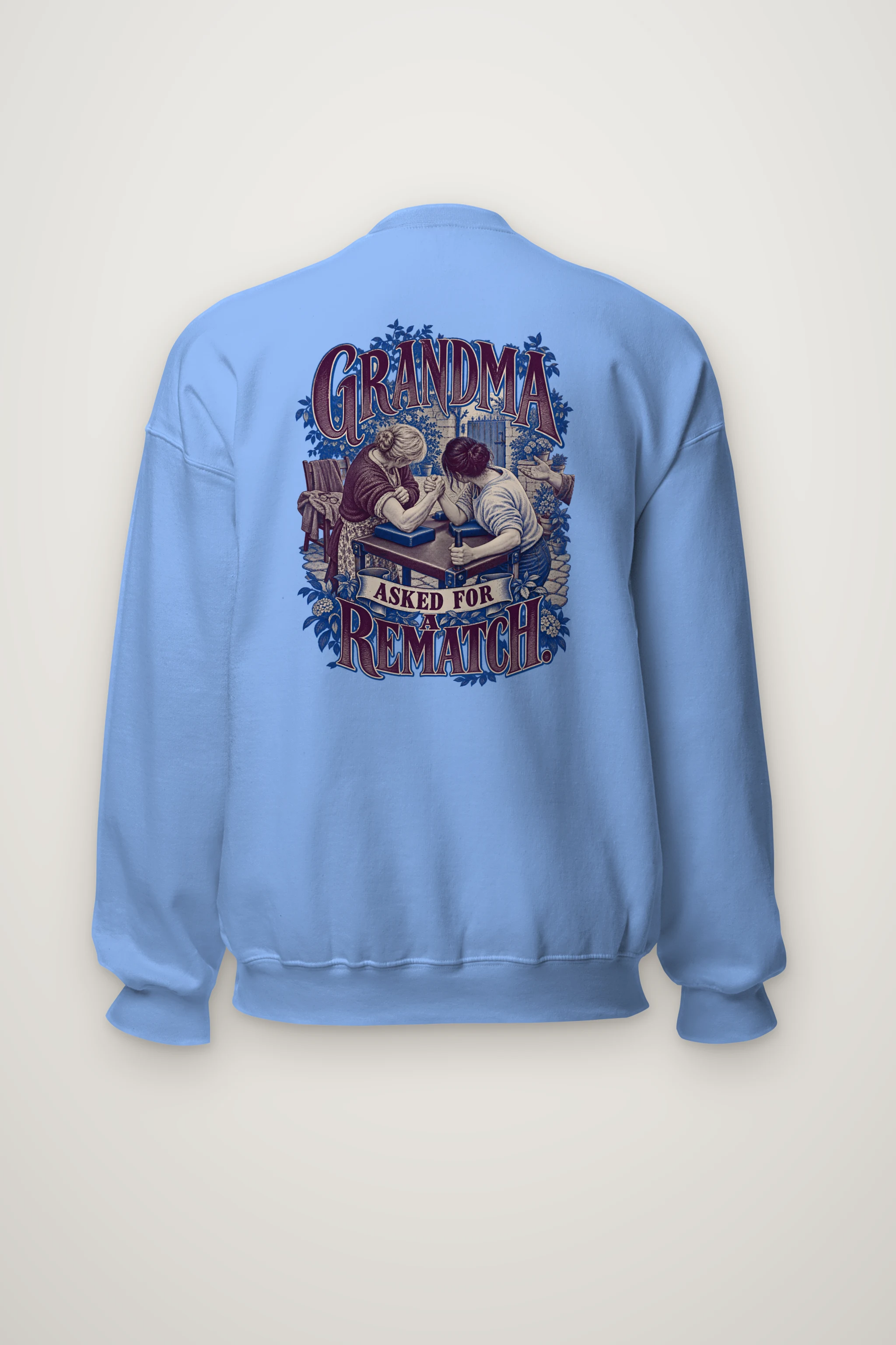 "Grandma Asked for a Rematch" Heavy Blend Unisex Crewneck Sweatshirt
