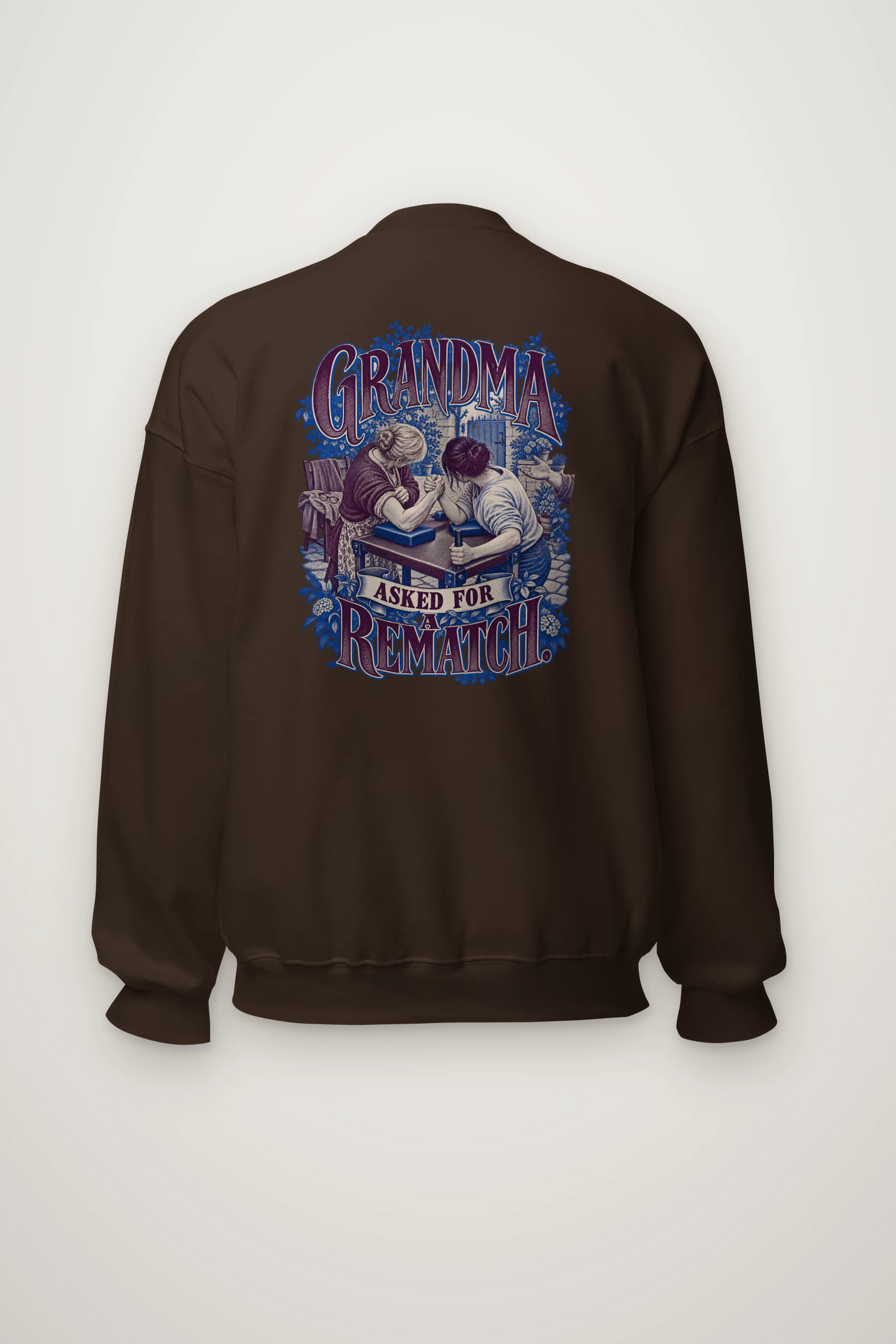 "Grandma Asked for a Rematch" Heavy Blend Unisex Crewneck Sweatshirt