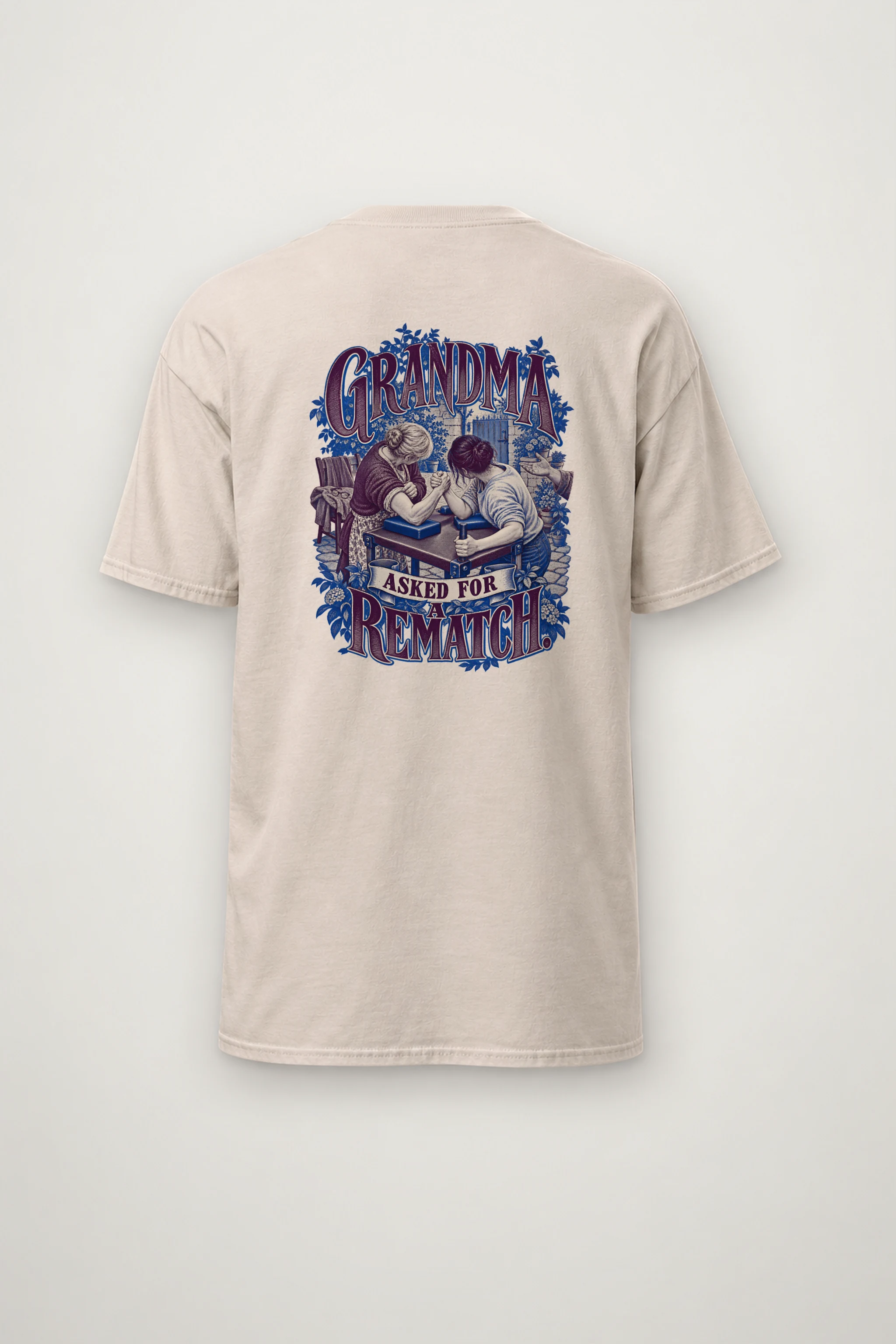 "Grandma Asked for a Rematch" Heavyweight Unisex Crewneck T-shirt
