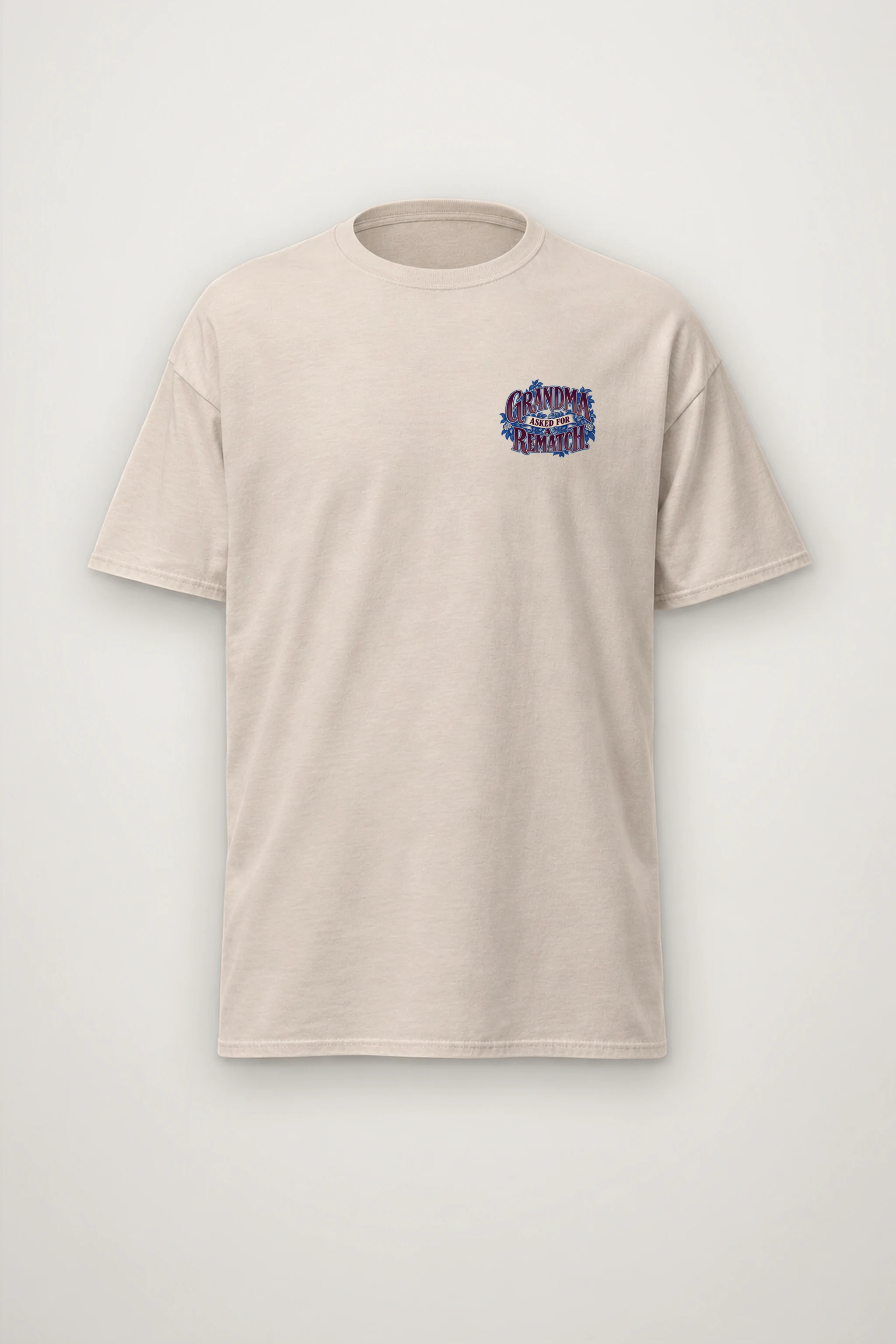 "Grandma Asked for a Rematch" Heavyweight Unisex Crewneck T-shirt