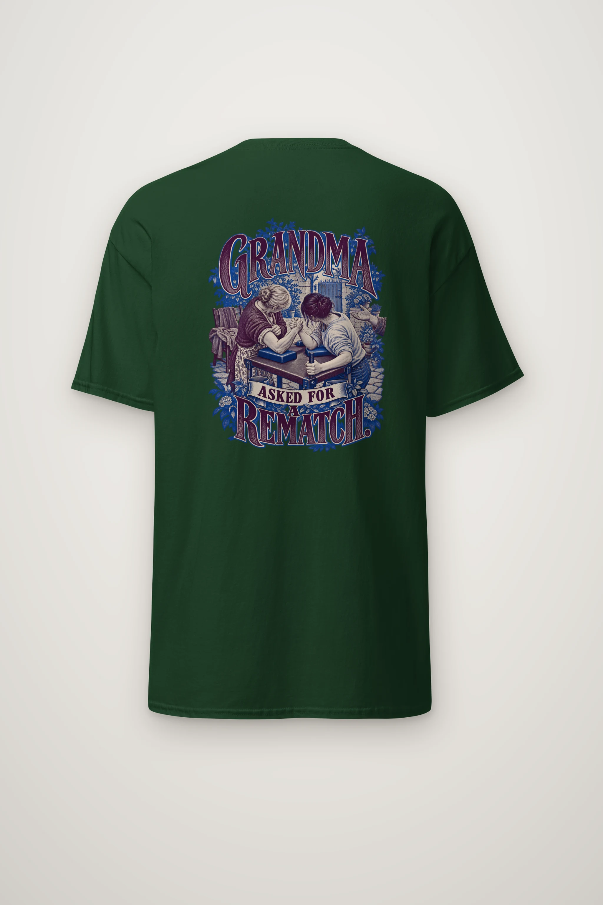 "Grandma Asked for a Rematch" Heavyweight Unisex Crewneck T-shirt