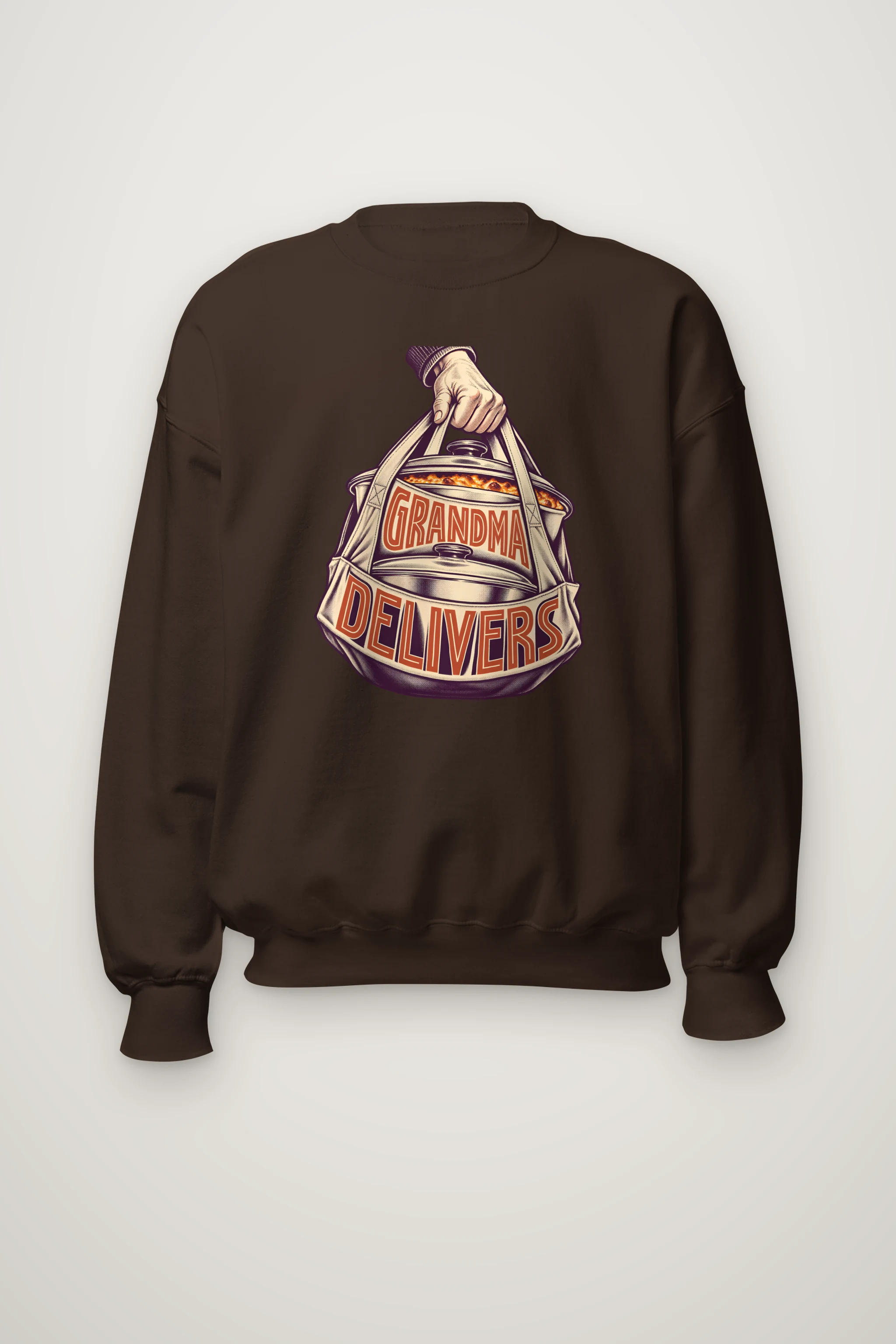 "Grandma Delivers" Heavy Blend Unisex Crewneck Sweatshirt