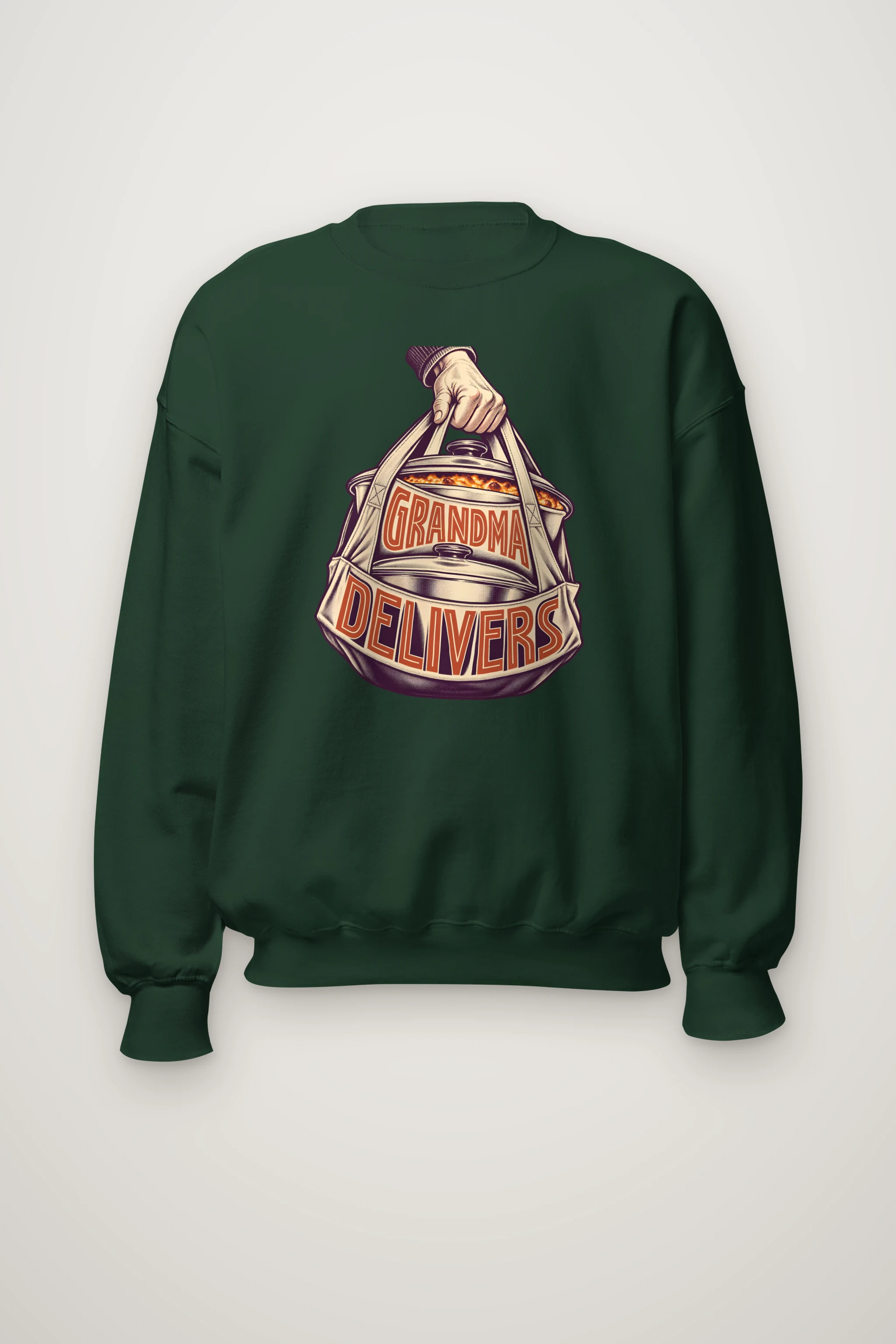 "Grandma Delivers" Heavy Blend Unisex Crewneck Sweatshirt
