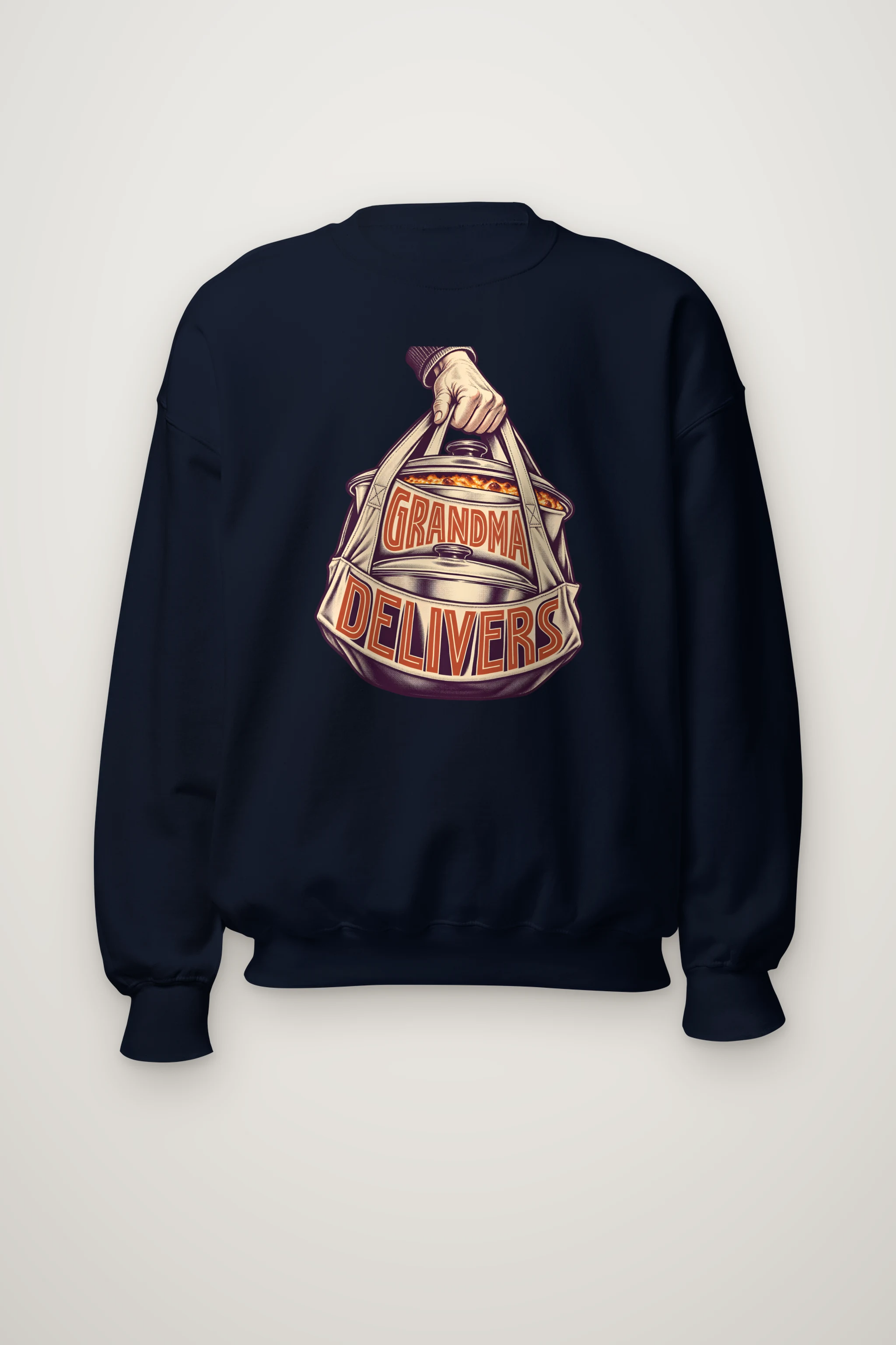 "Grandma Delivers" Heavy Blend Unisex Crewneck Sweatshirt