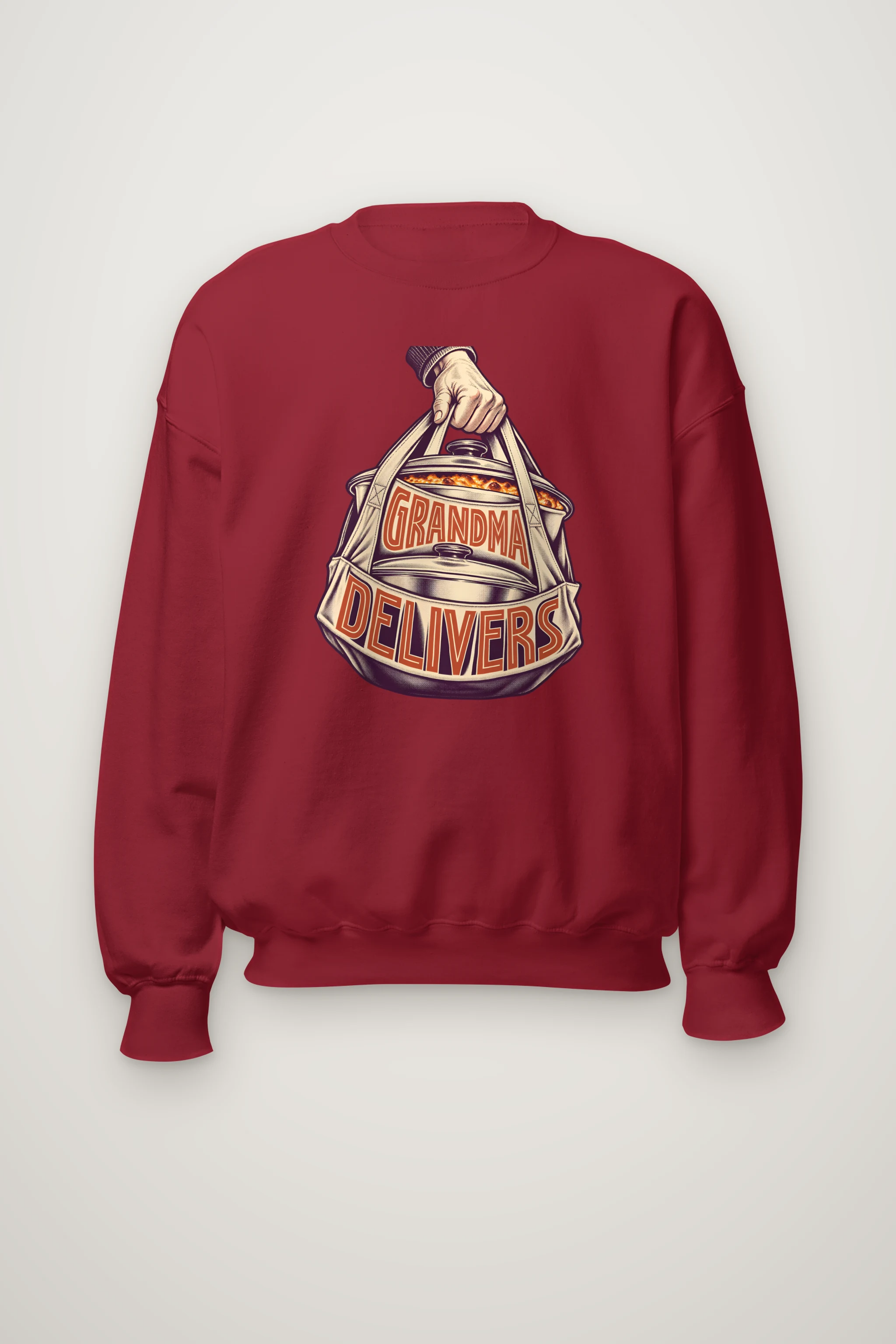 "Grandma Delivers" Heavy Blend Unisex Crewneck Sweatshirt