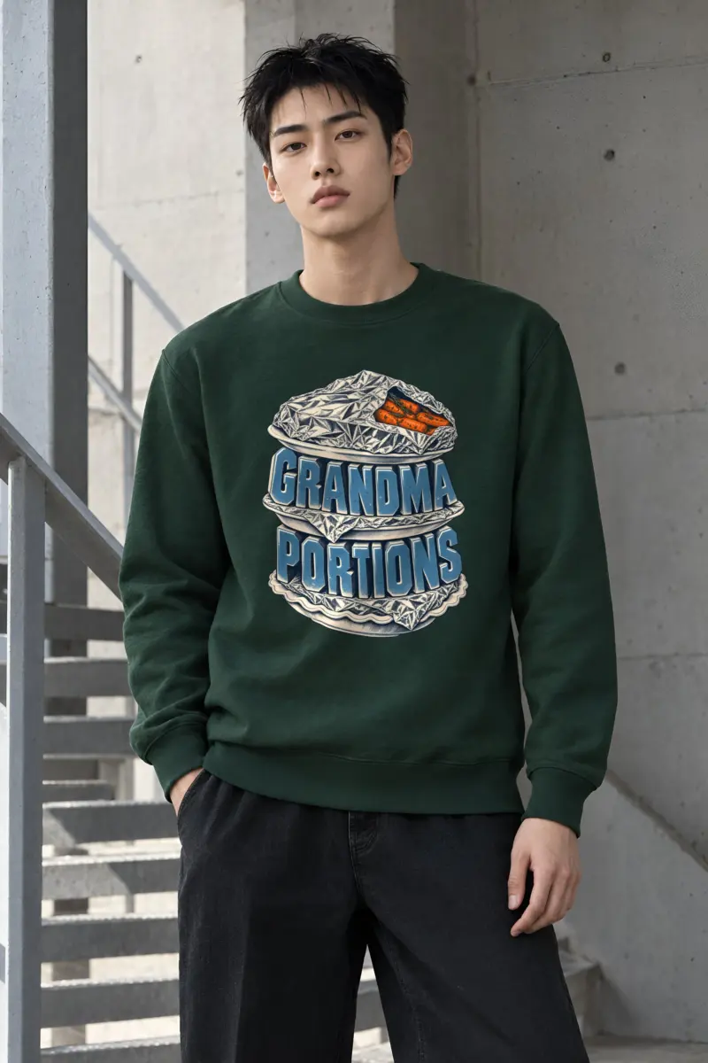 “Grandma Portions” Heavy Blend Unisex Crewneck Sweatshirt