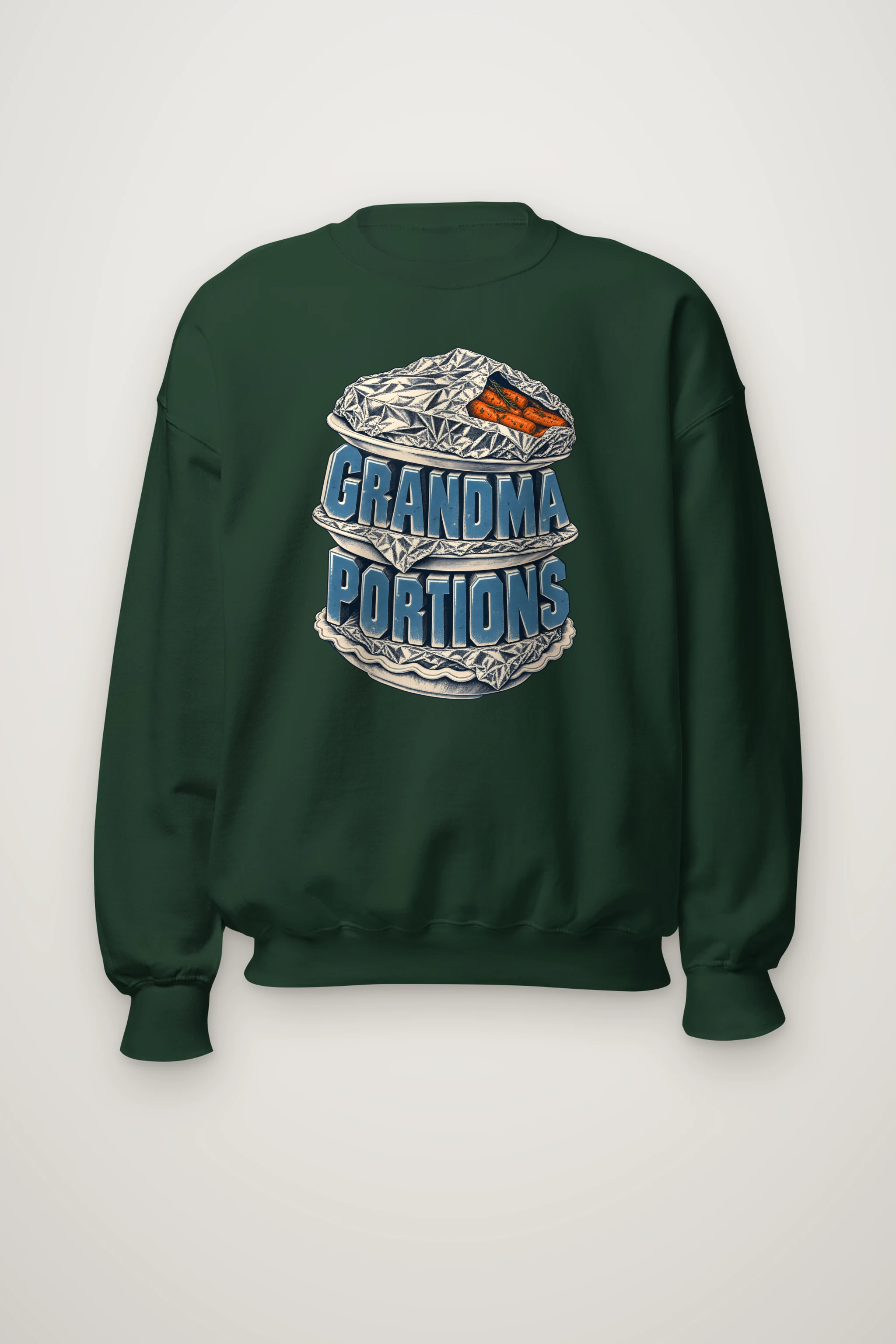 "Grandma Portions" Heavy Blend Unisex Crewneck Sweatshirt