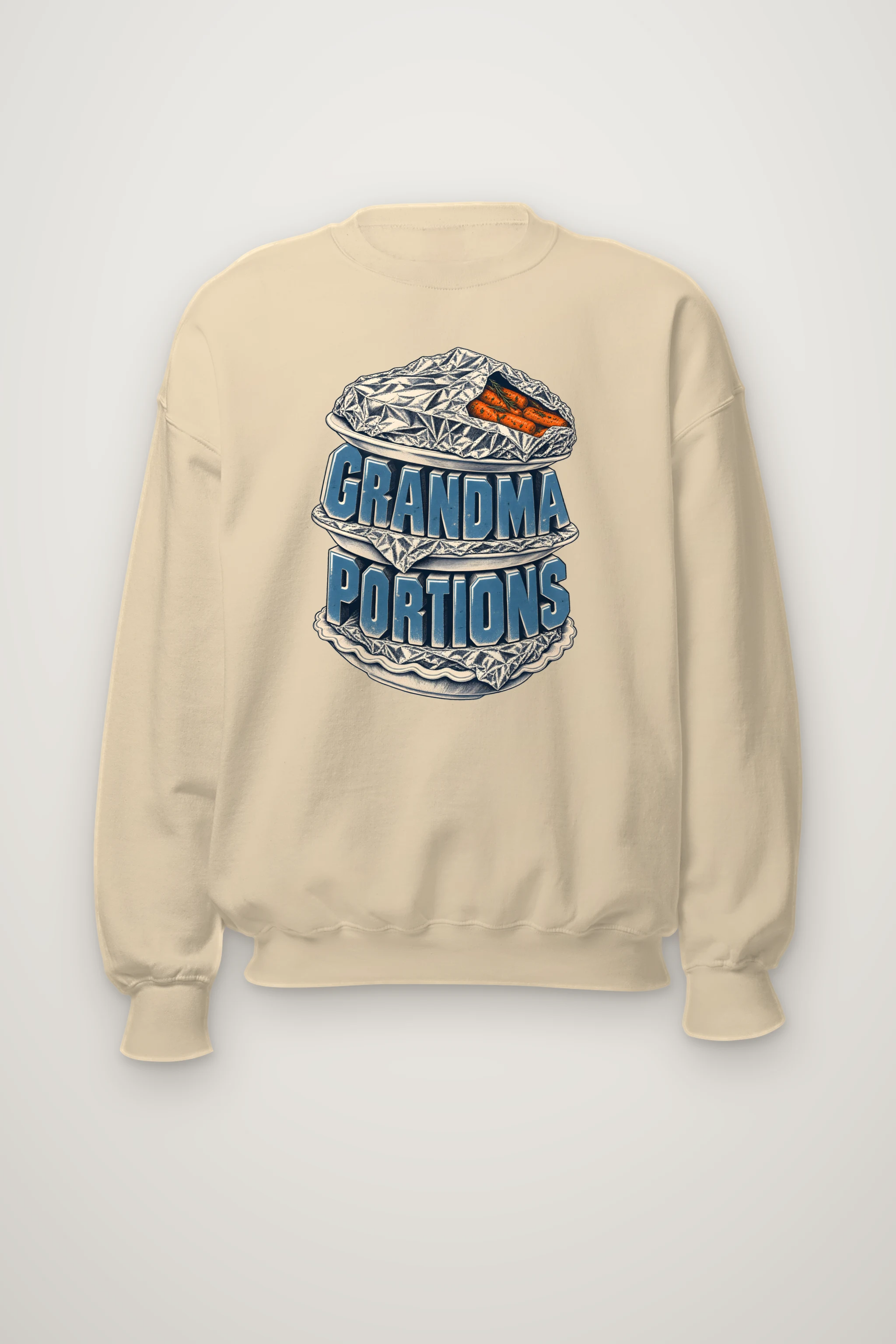 "Grandma Portions" Heavy Blend Unisex Crewneck Sweatshirt