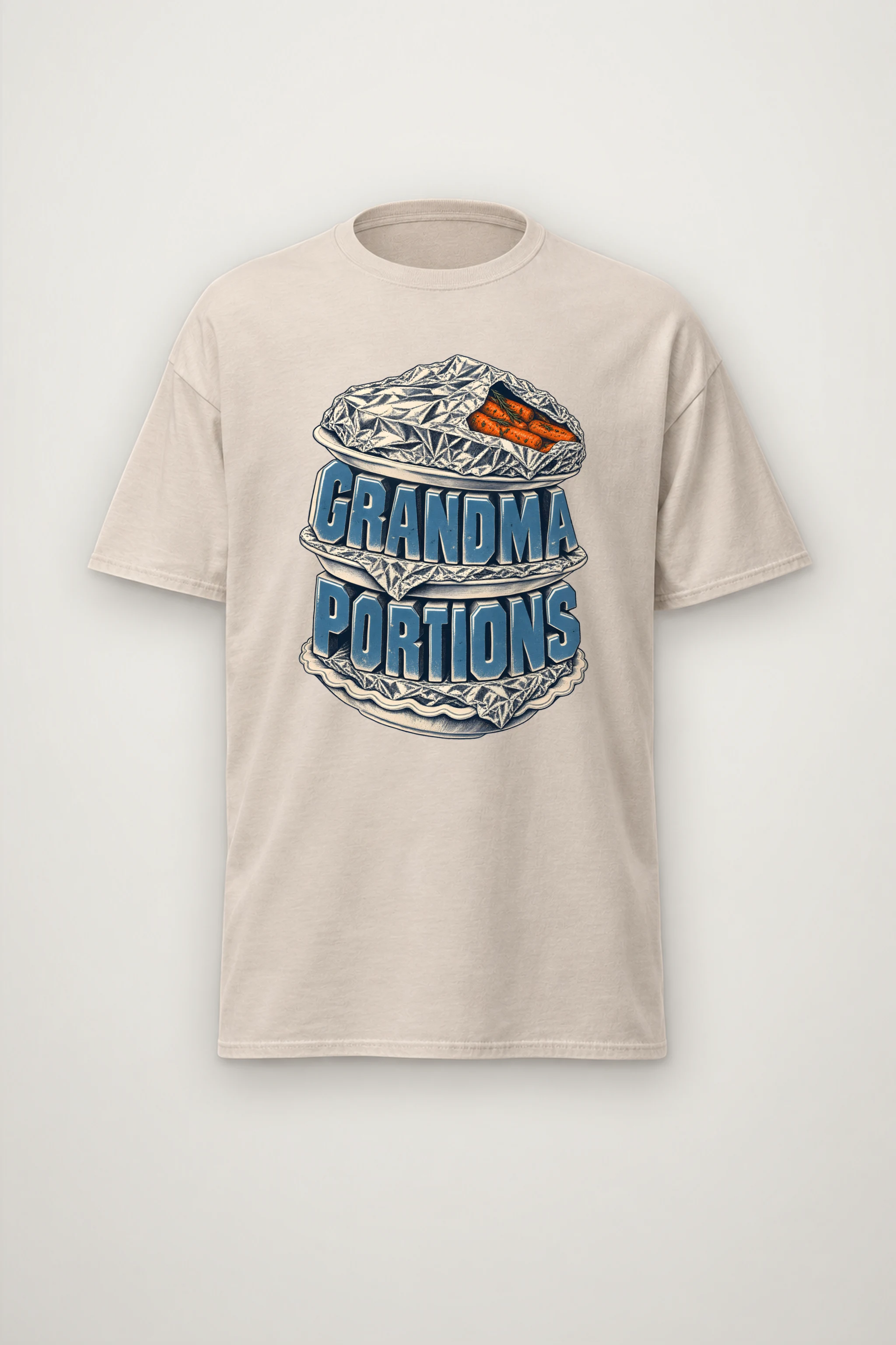 "Grandma Portions" Heavyweight Unisex Crewneck T-shirt