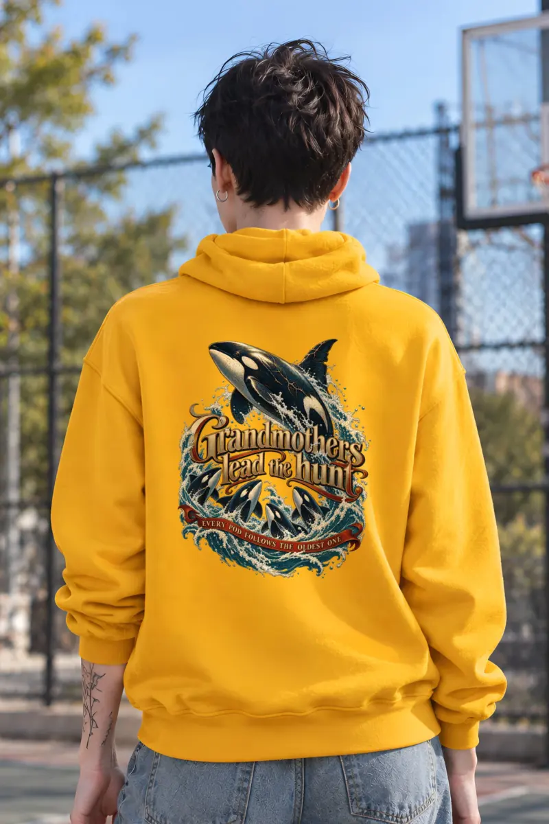 “Grandmothers Lead The Hunt” Unisex Pullover Hoodie