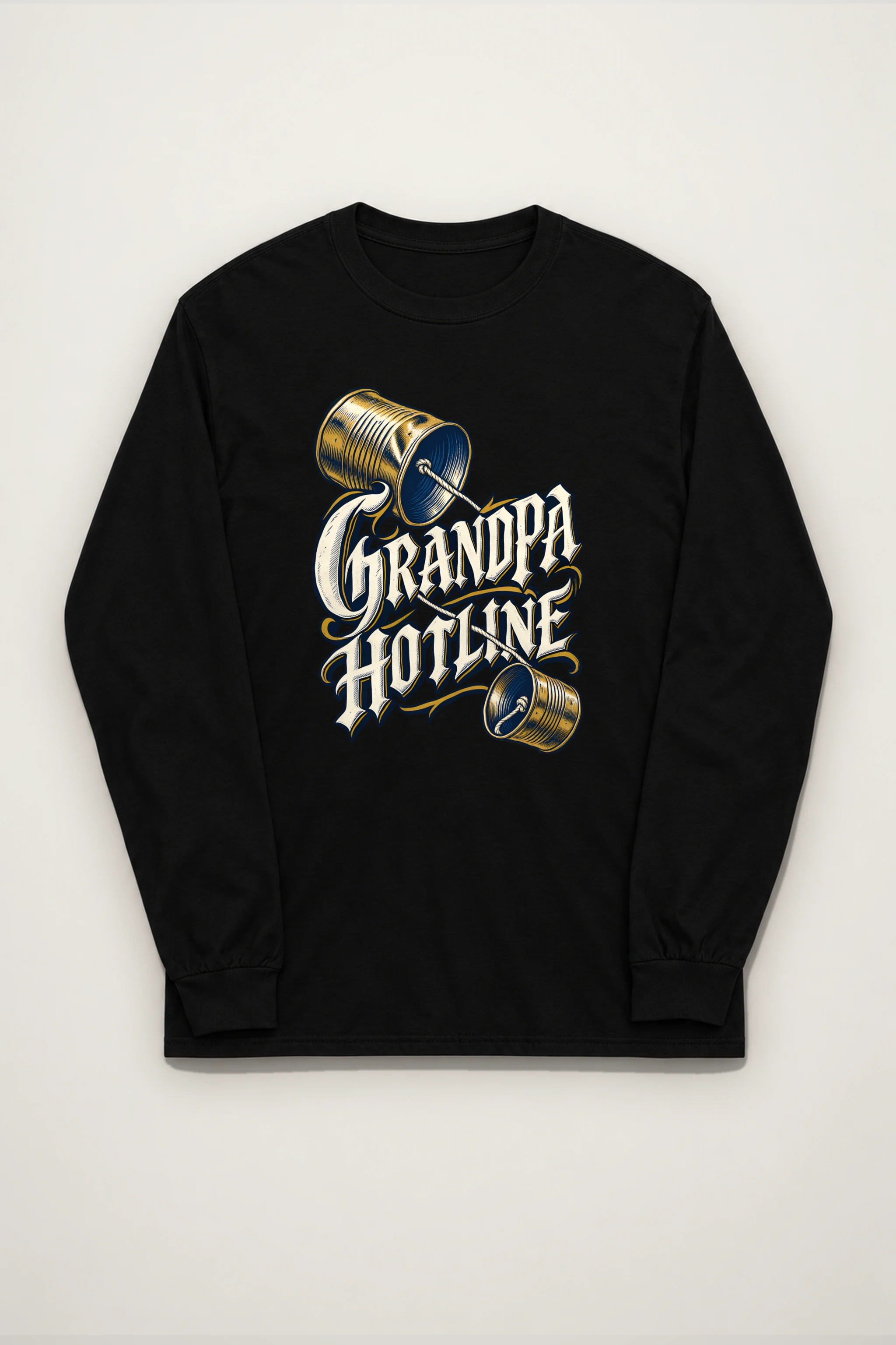 "Grandpa Hotline" Unisex Longsleeve T-shirt