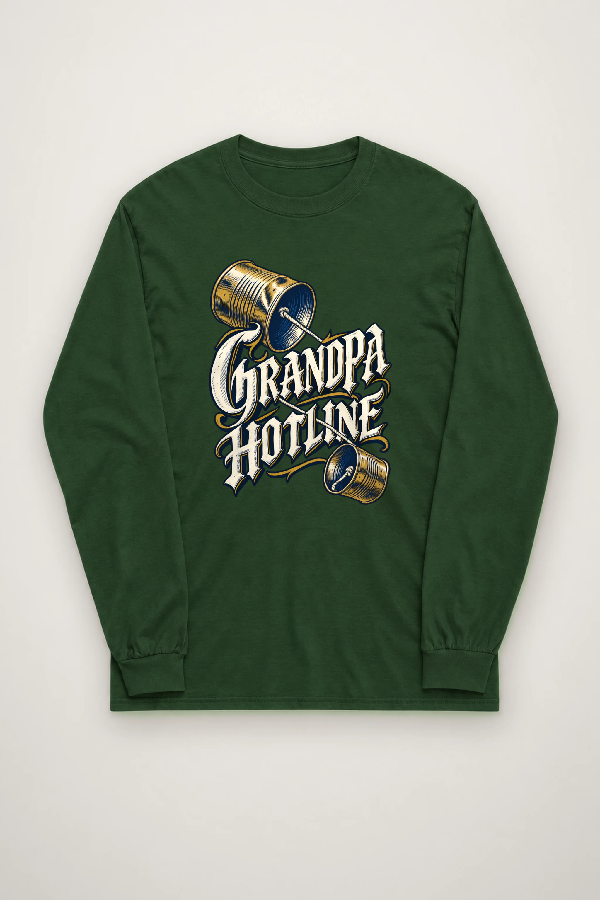 "Grandpa Hotline" Unisex Longsleeve T-shirt