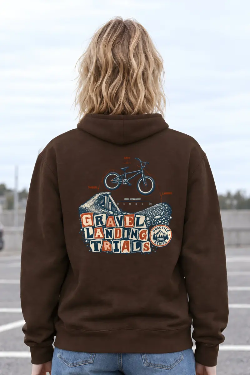 "Gravel Landing Trials" Heavy Blend Unisex Pullover Hoodie